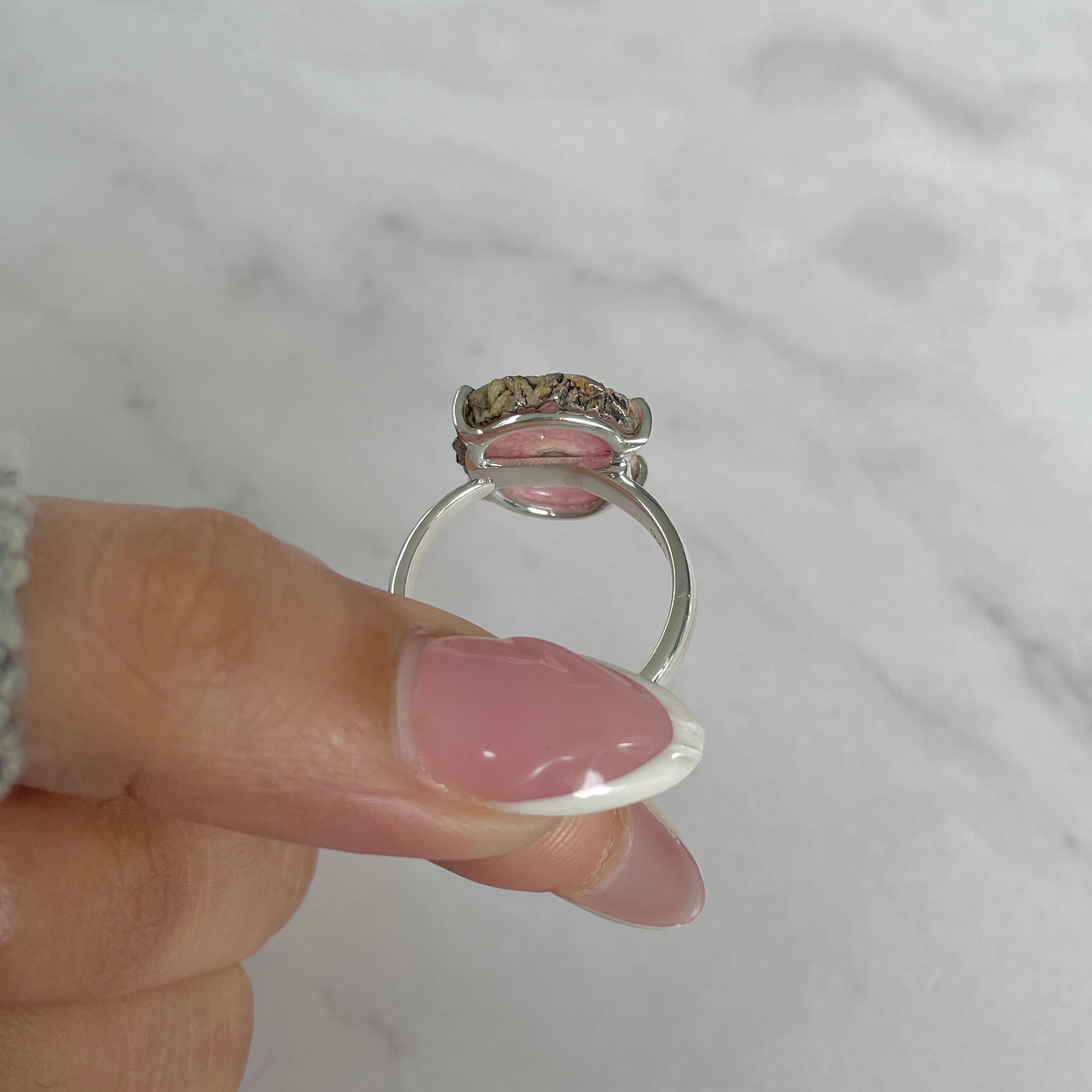Rhodochrosite Stalactite Ring-(RDC-R-212.)