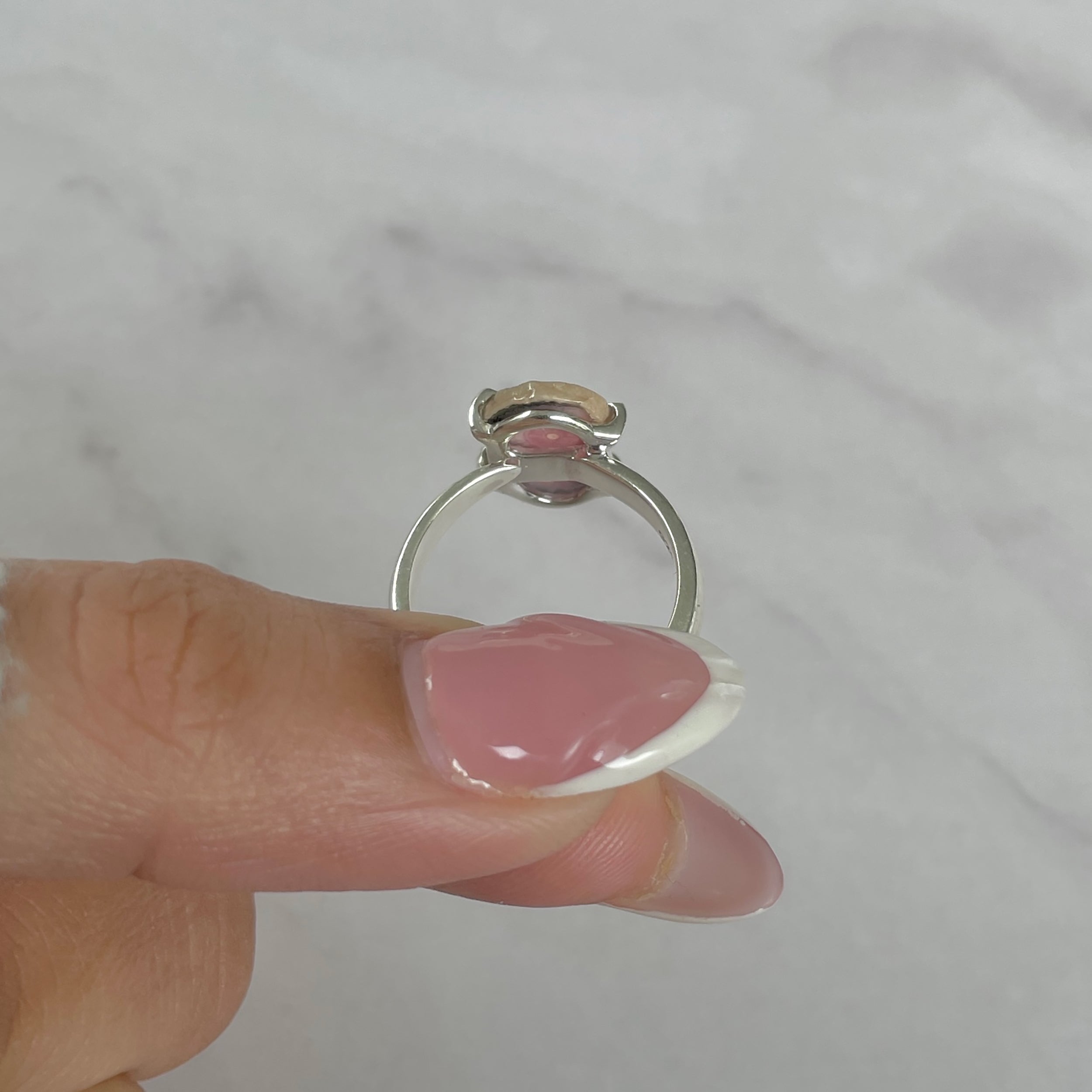 Rhodochrosite Stalactite Ring-(RDC-R-213.)