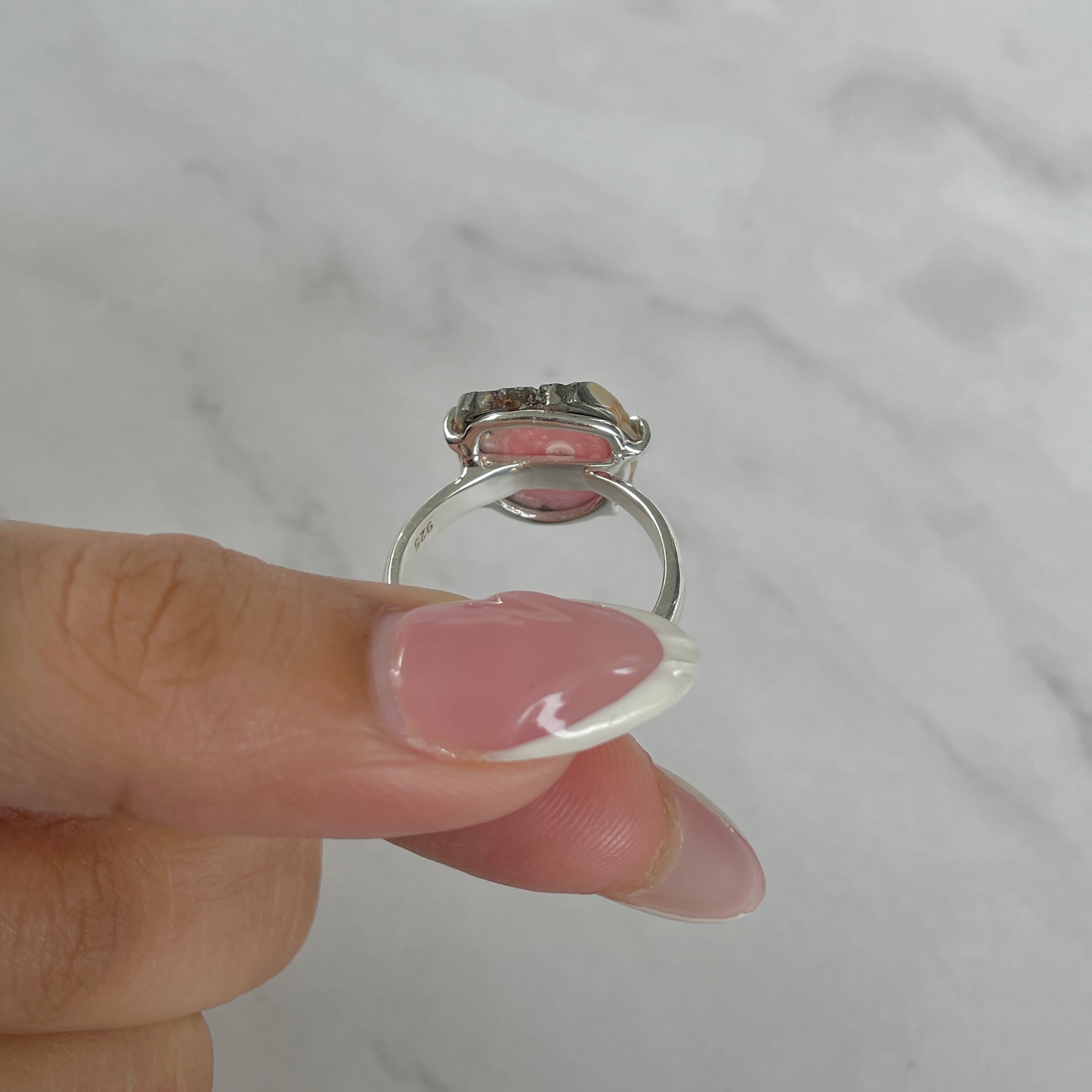 Rhodochrosite Stalactite Ring-(RDC-R-214.)