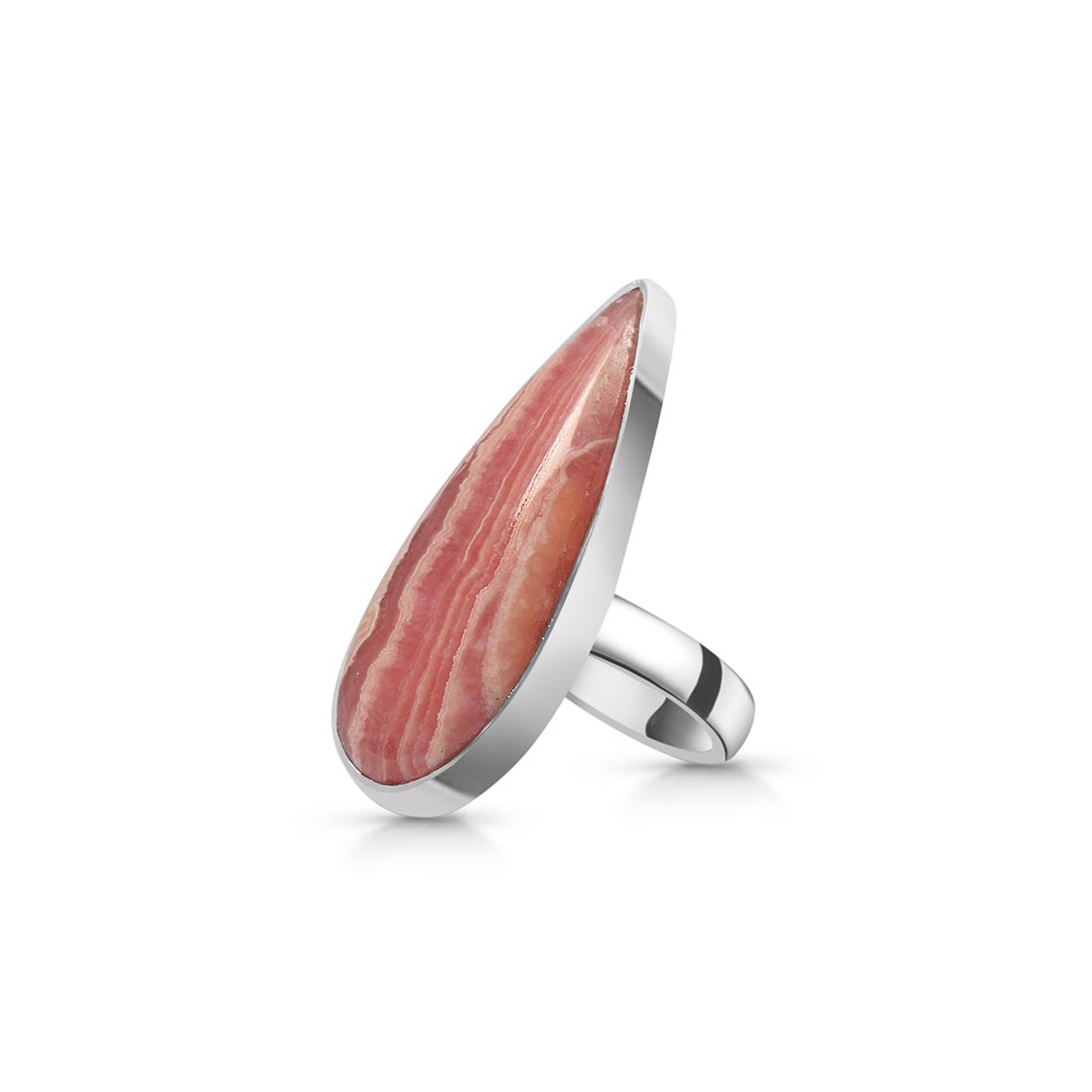 Rhodochrosite Adjustable Ring-(RDC-R-24)