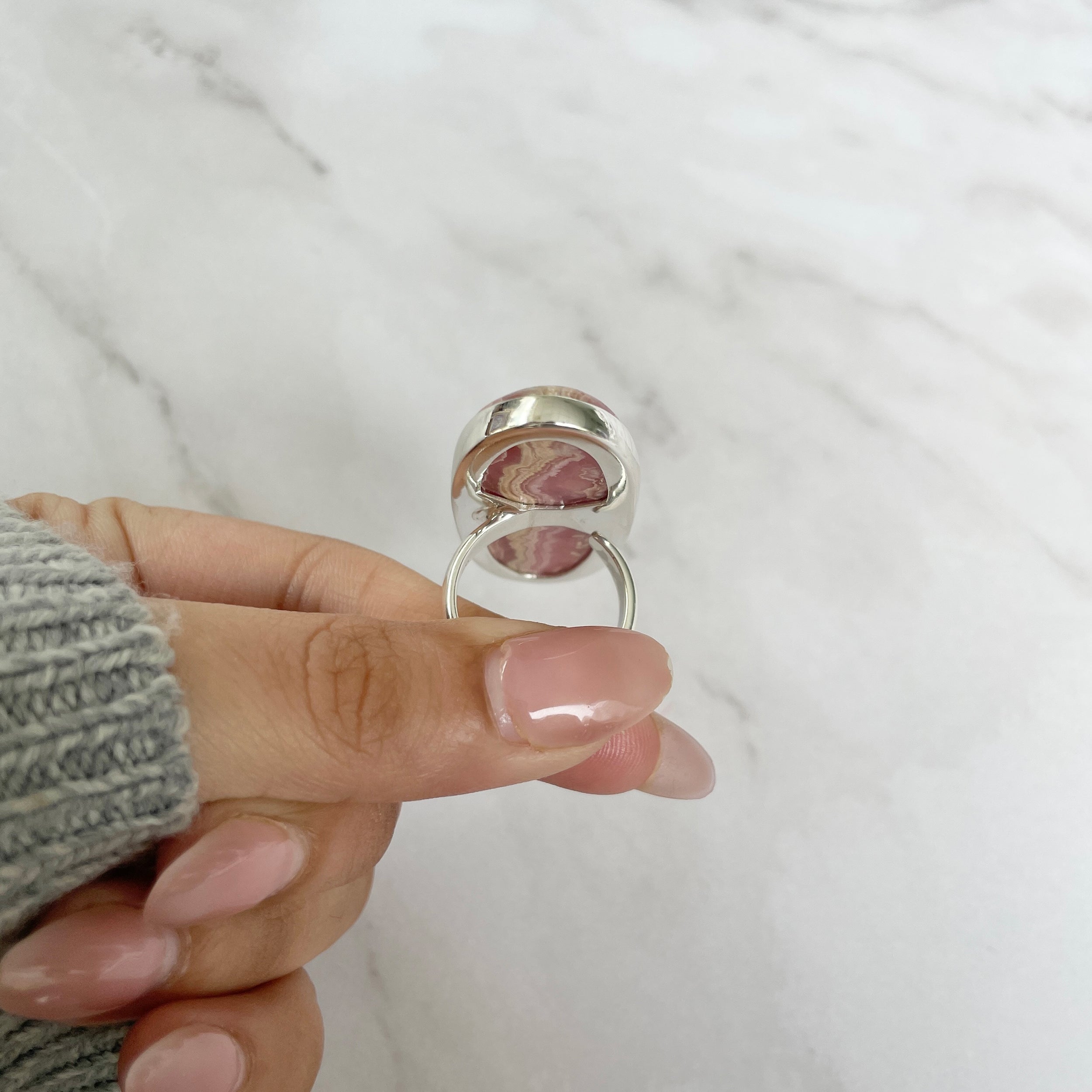 Rhodochrosite Ring-(RDC-R-59.)