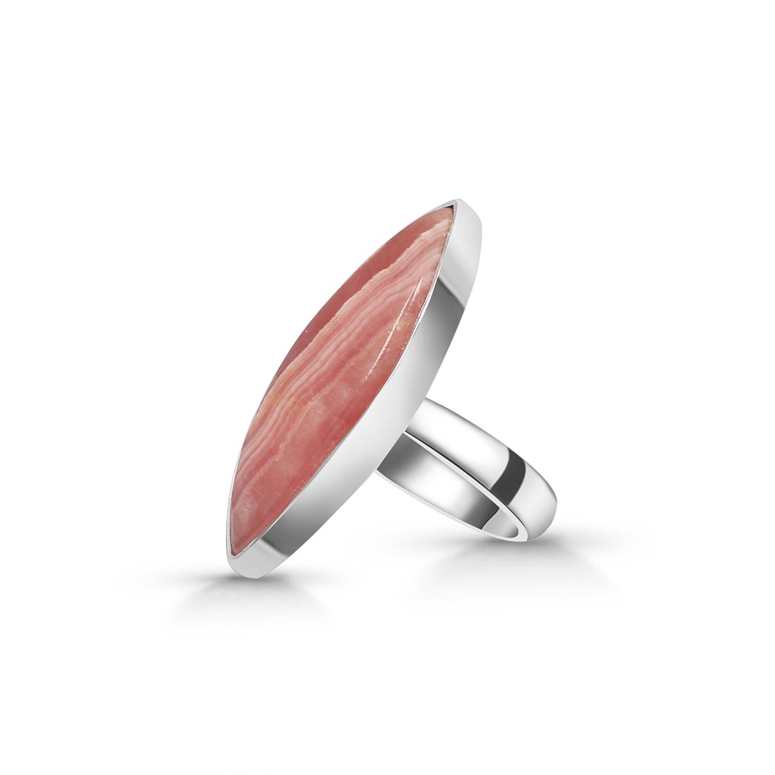 Rhodochrosite Adjustable Ring-(RDC-R-6)