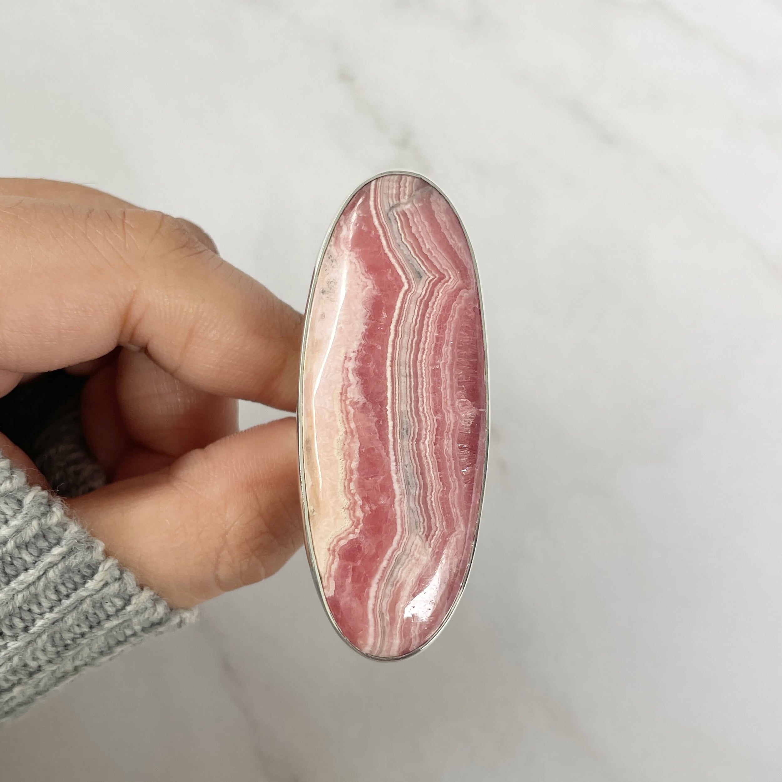 Rhodochrosite Ring-(RDC-R-63.)