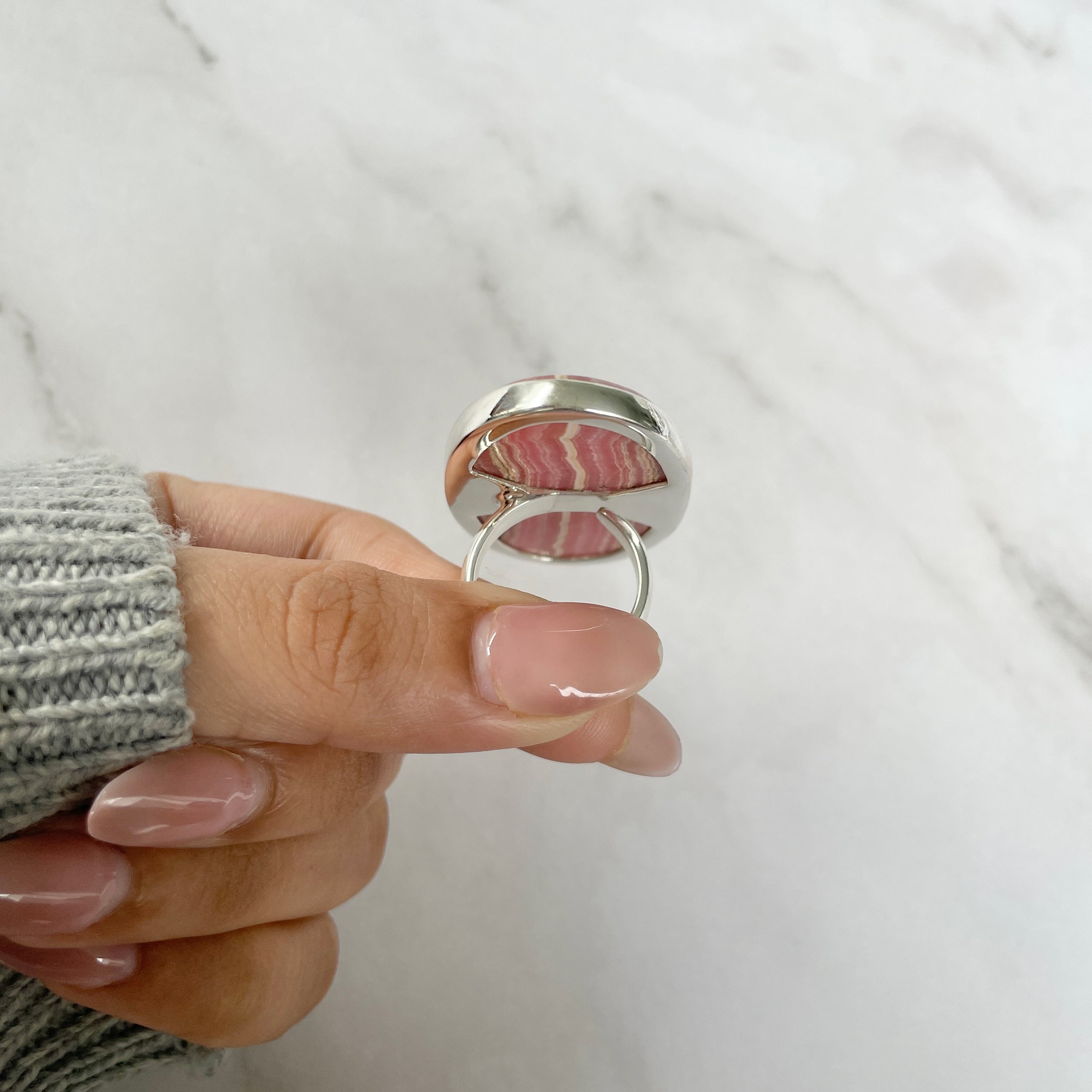 Rhodochrosite Ring-(RDC-R-65.)