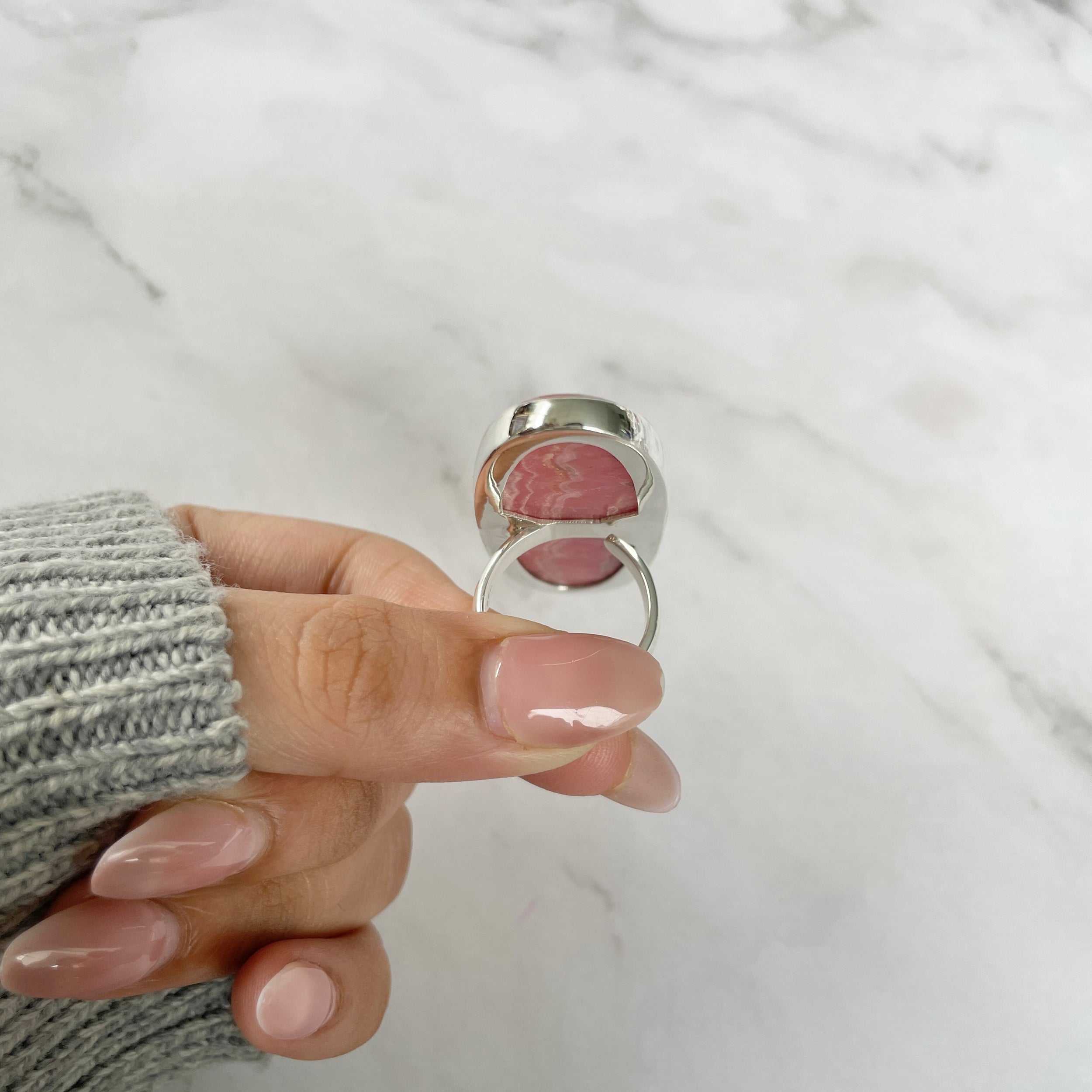 Rhodochrosite Ring-(RDC-R-66.)