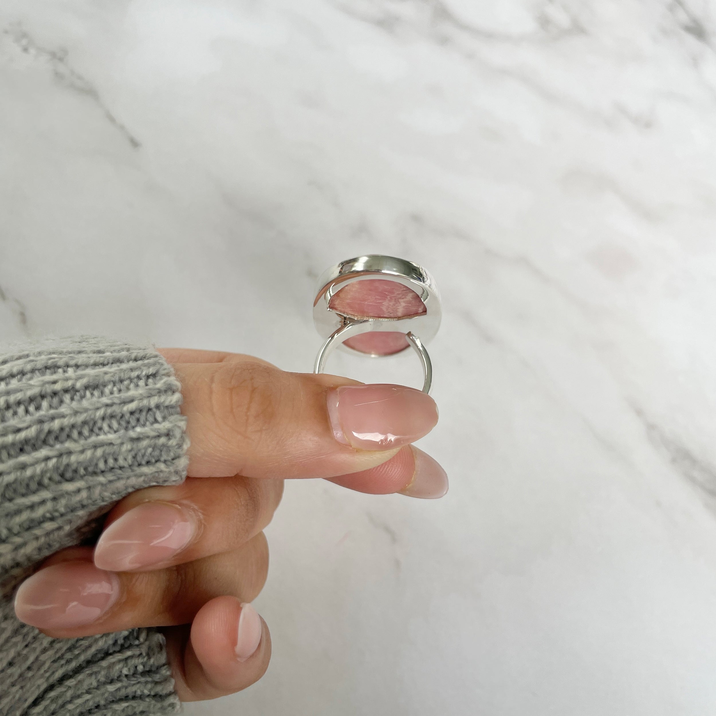 Rhodochrosite Ring-(RDC-R-78.)