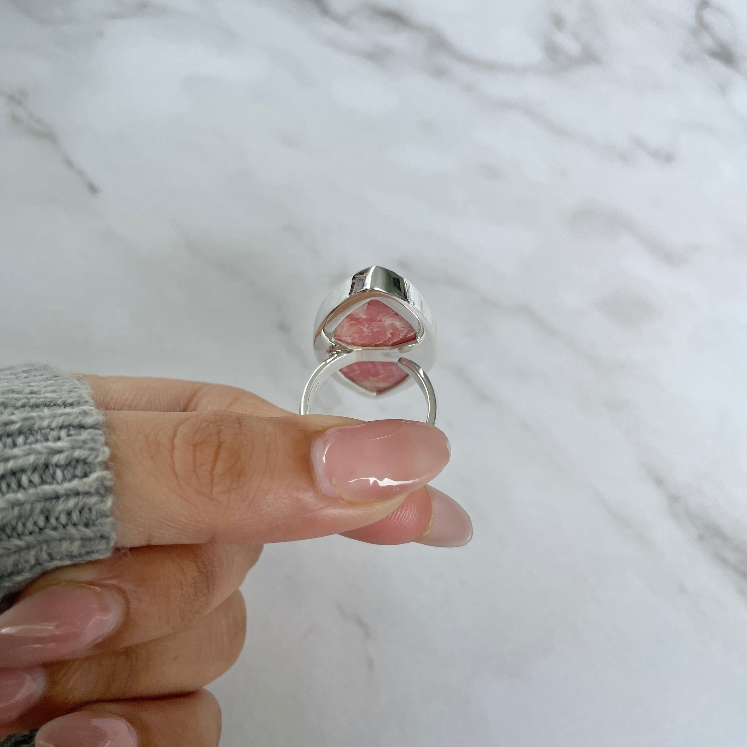 Rhodochrosite Ring-(RDC-R-89.)