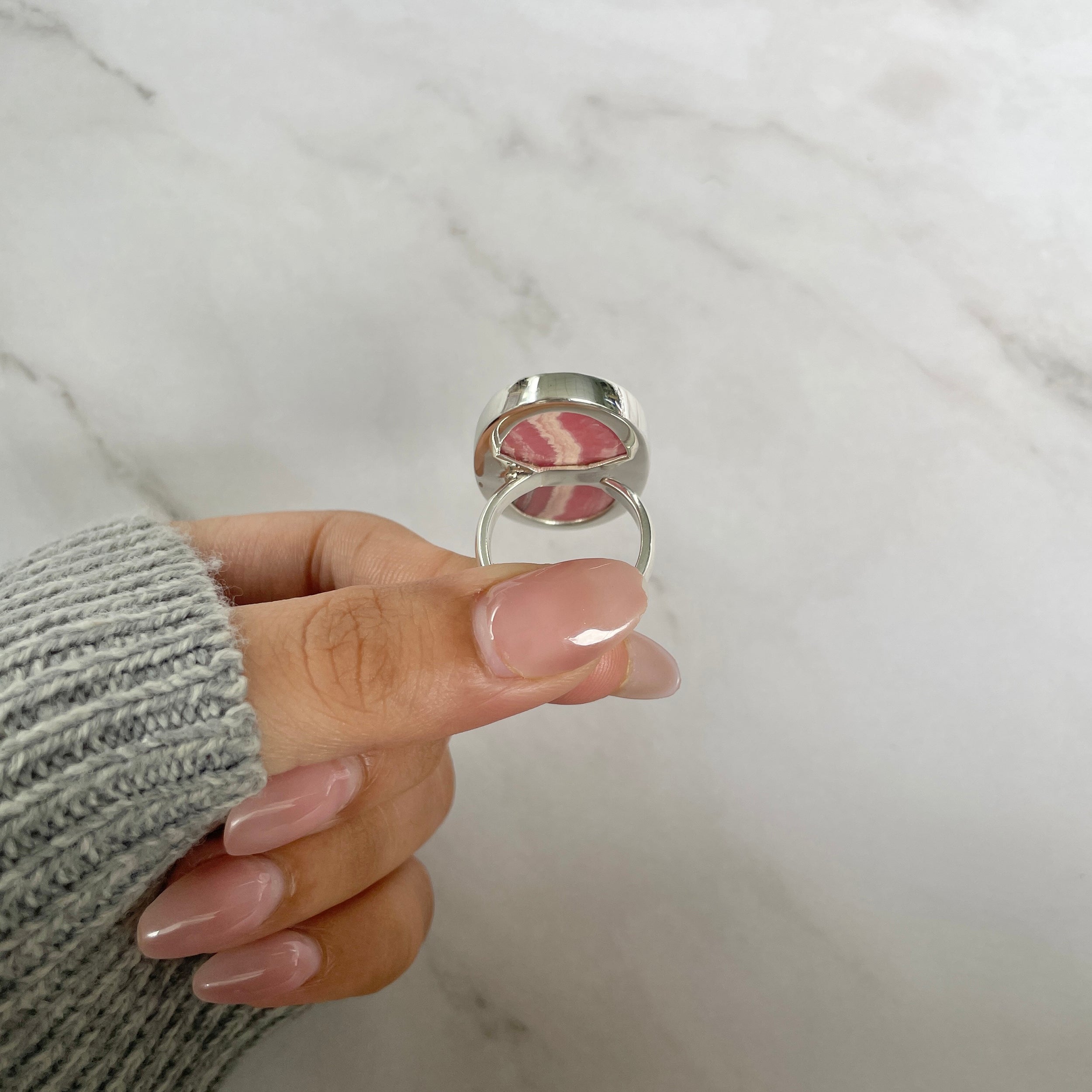 Rhodochrosite Ring-(RDC-R-99.)