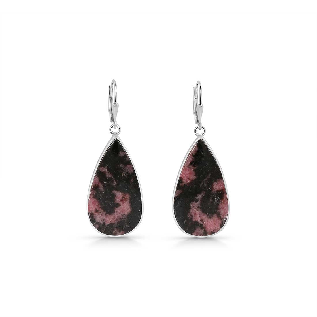 Rhodonite Earring-(RDN-E-1.)
