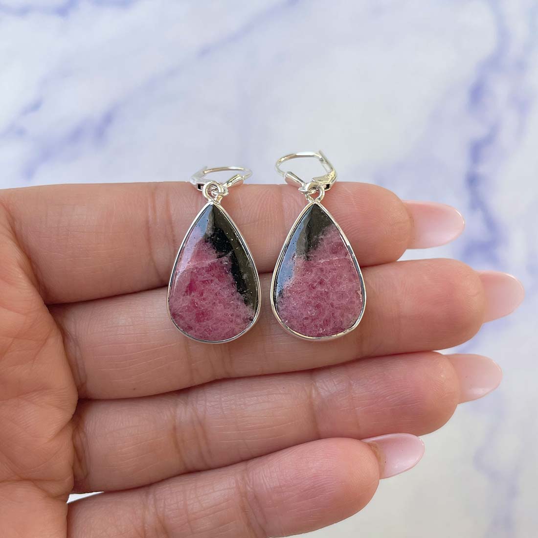 Rhodonite Earring-(RDN-E-13.)