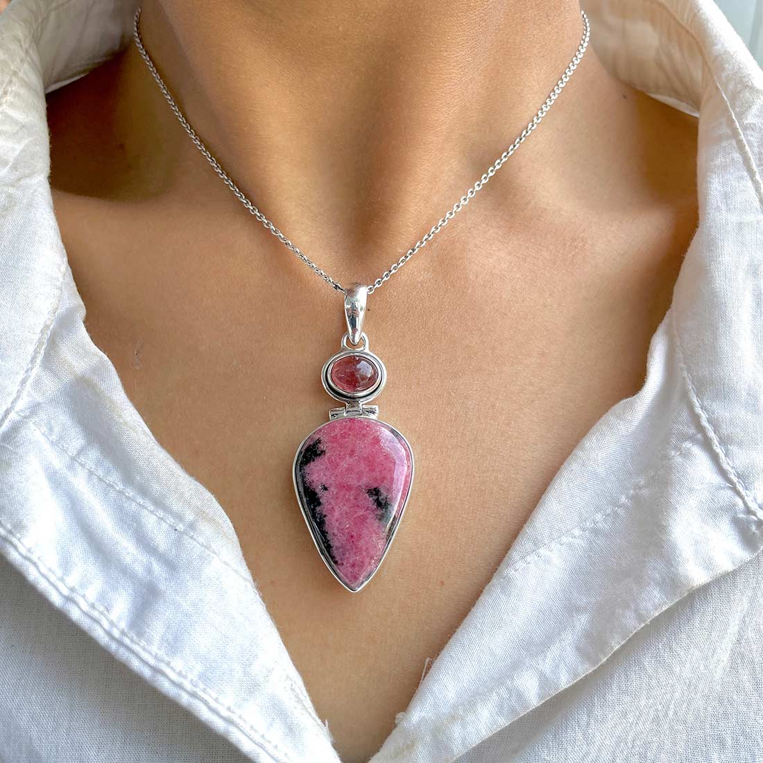 Rhodonite Pendant-(RDN-P-33.)
