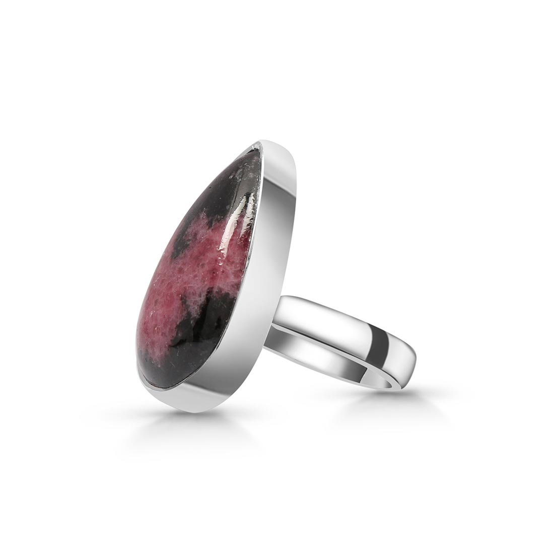 Rhodonite Adjustable Ring-(RDN-R-1)