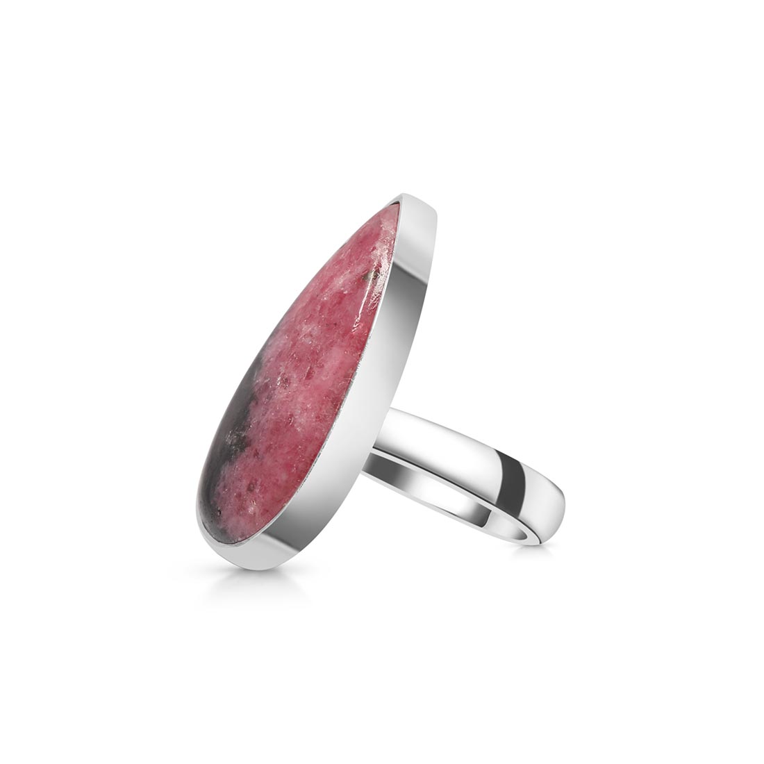 Rhodonite Adjustable Ring-(RDN-R-14)
