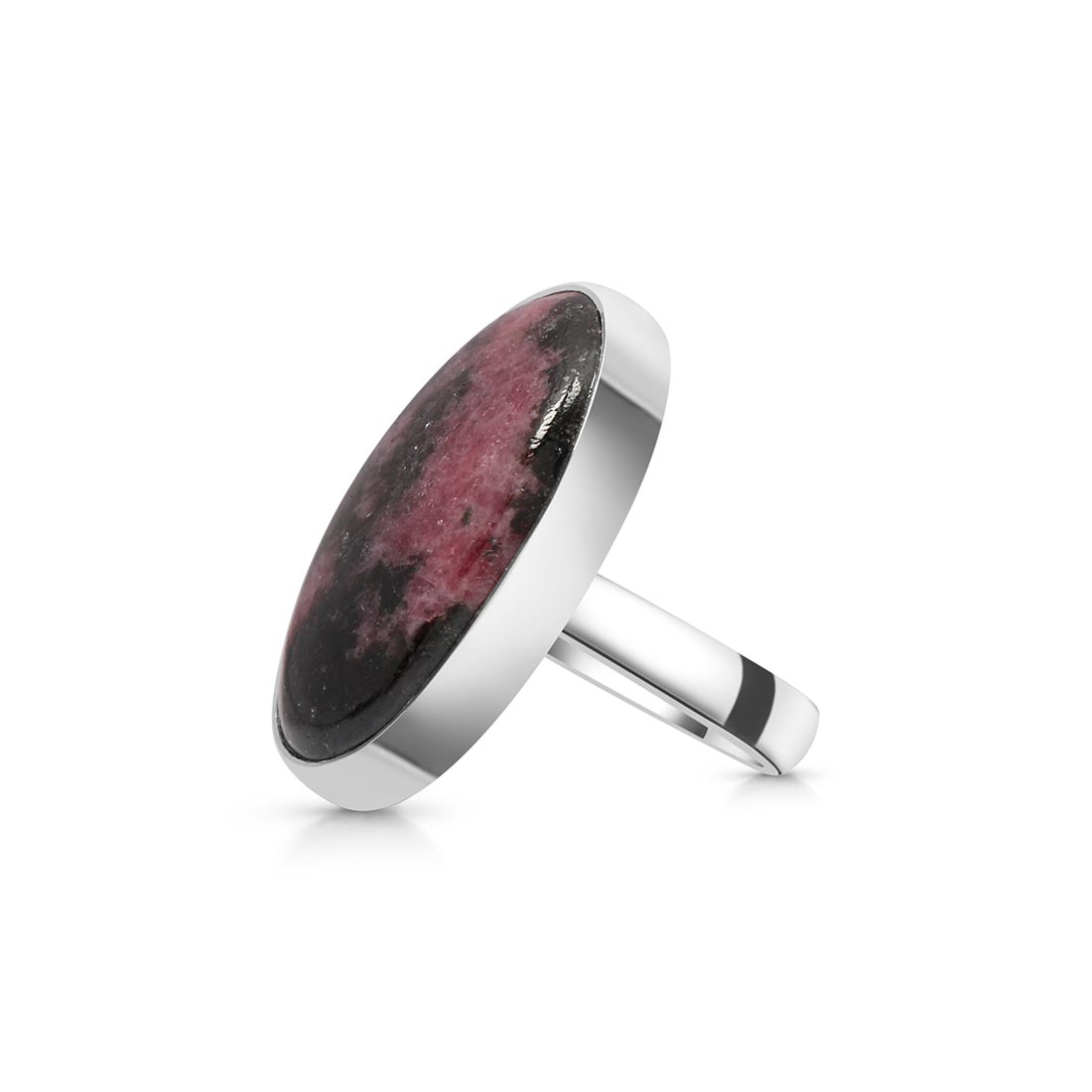 Rhodonite Adjustable Ring-(RDN-R-15)