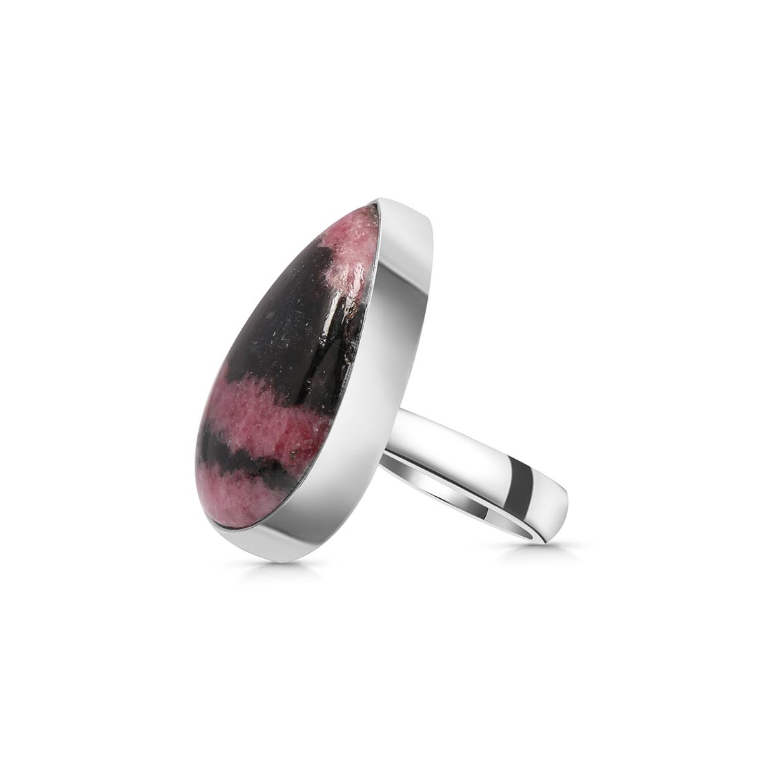 Rhodonite Adjustable Ring-(RDN-R-19)