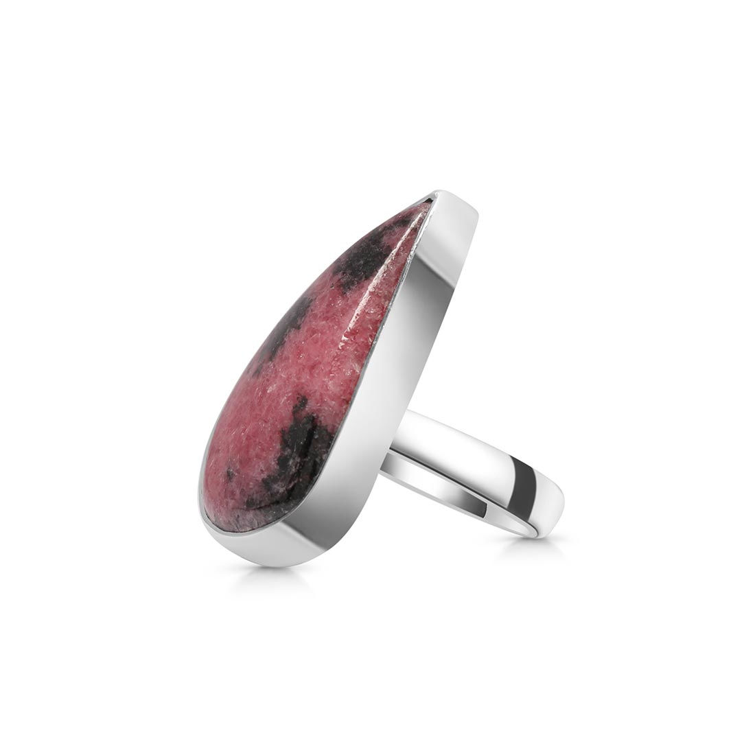Rhodonite Adjustable Ring-(RDN-R-25)
