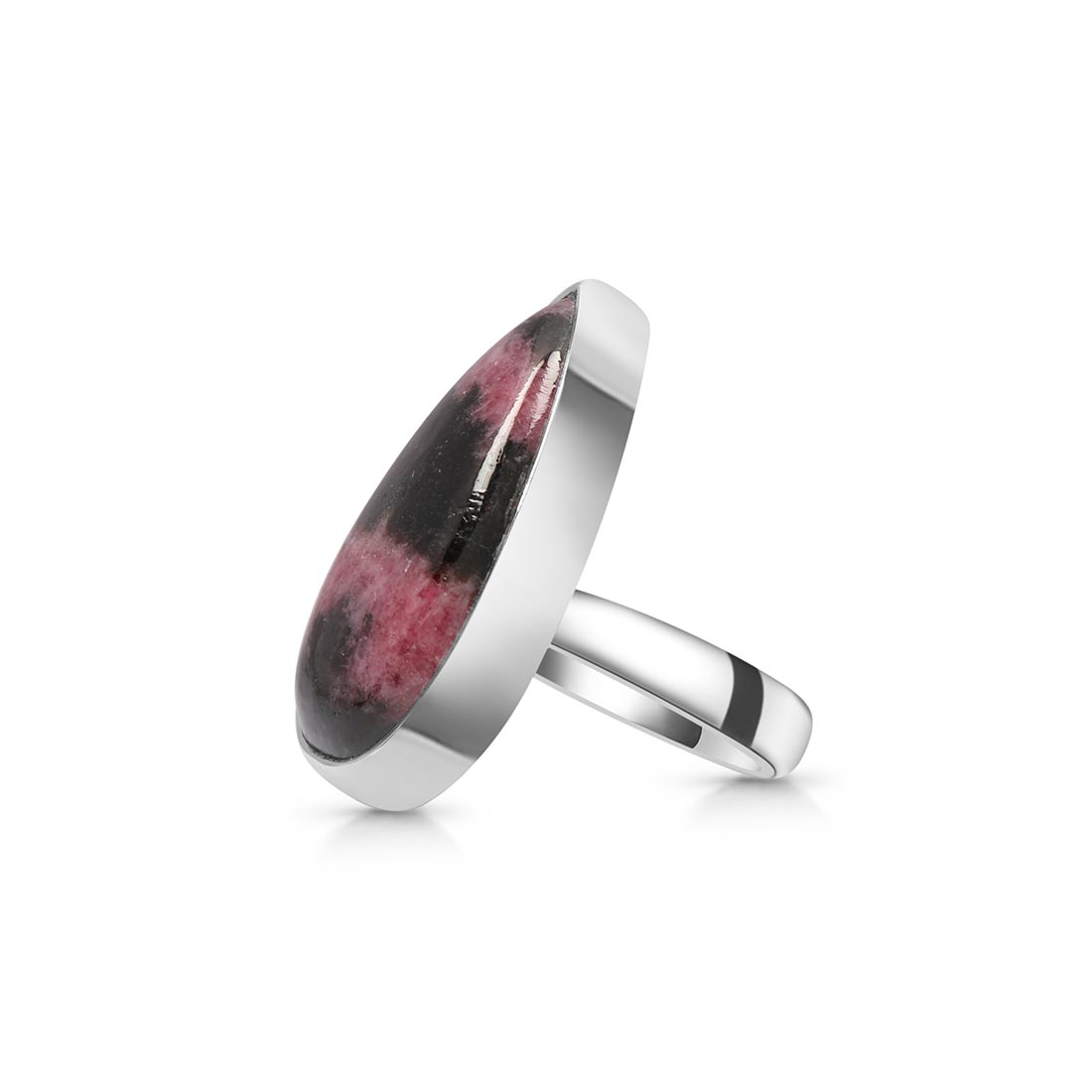 Rhodonite Adjustable Ring-(RDN-R-27)