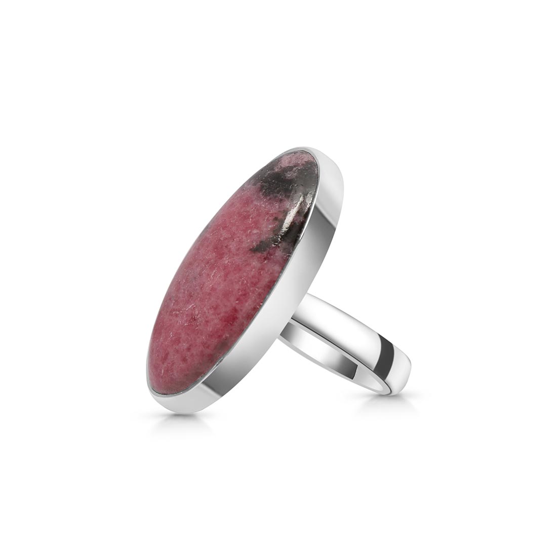 Rhodonite Adjustable Ring-(RDN-R-28)