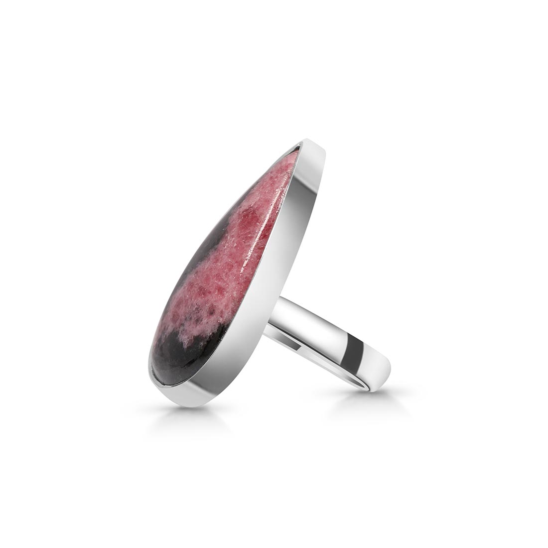 Rhodonite Adjustable Ring-(RDN-R-31)