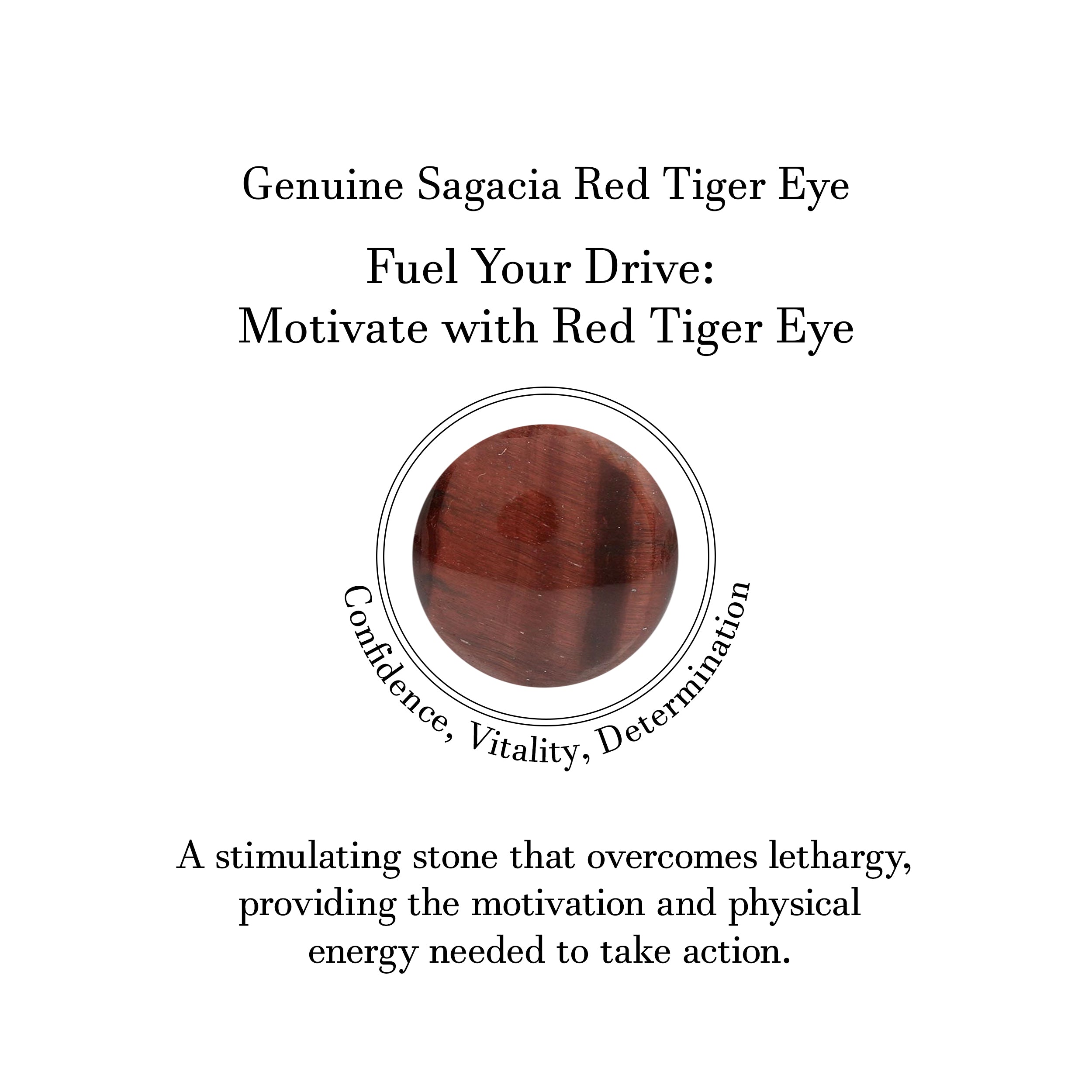 Red Tiger Eye Adjustable Ring-(RTE-R-17.)