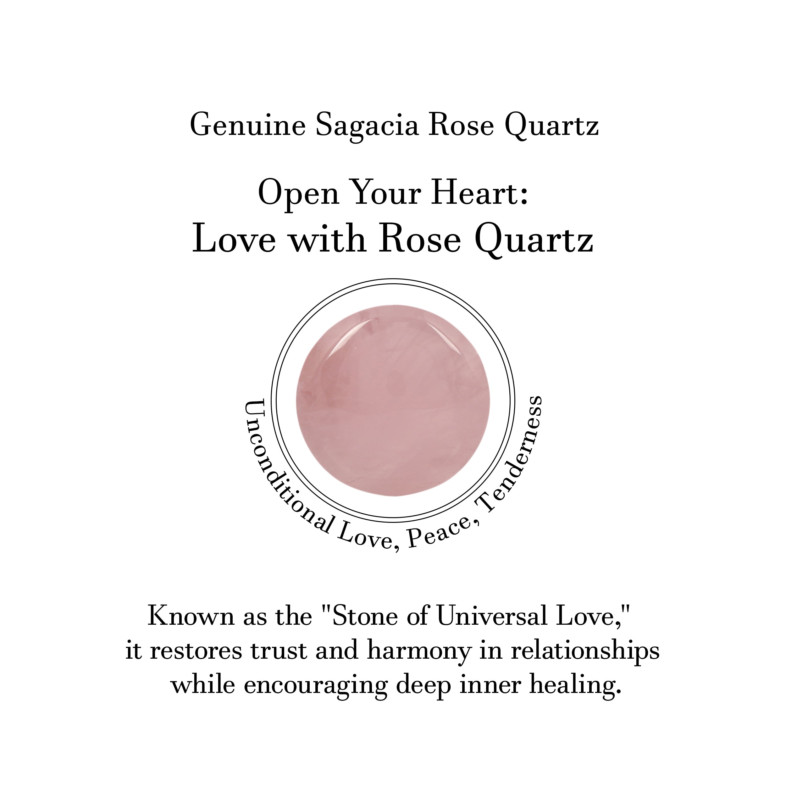 Rose Quartz Pendant-(RSQ-P-9.)