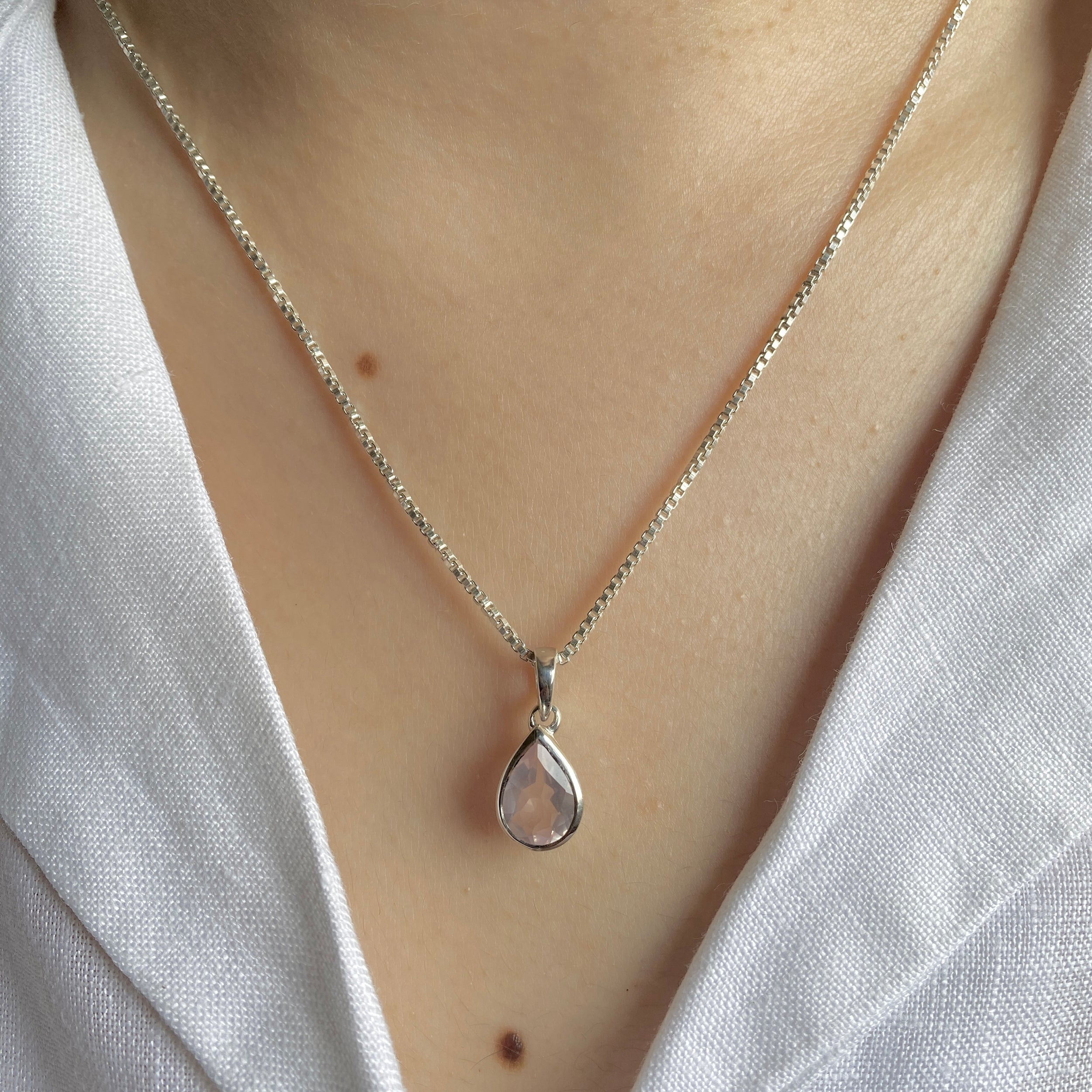 Rose Quartz Pendant-(RSQ-SP-468.)