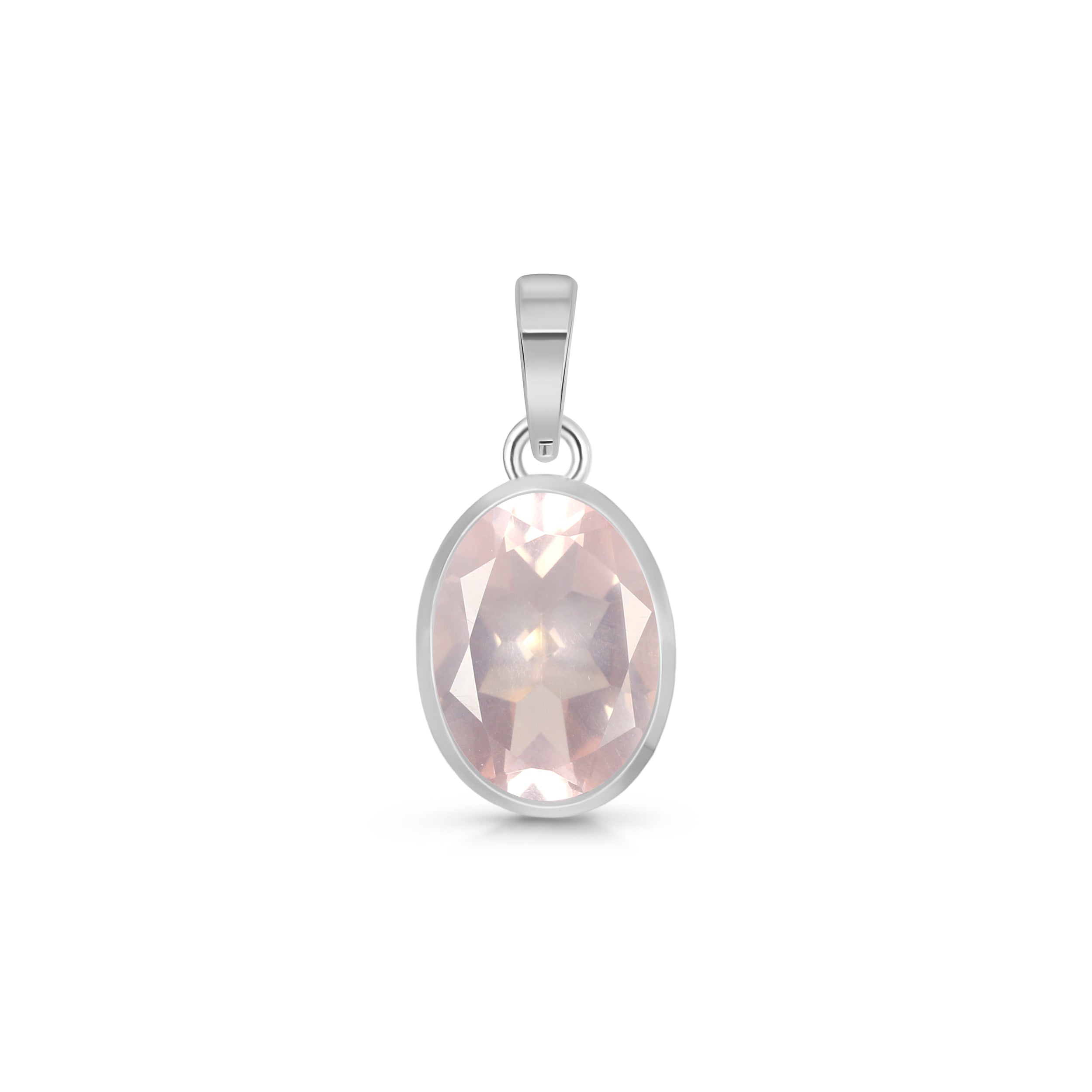 Rose Quartz Pendant-(RSQ-SP-471.)
