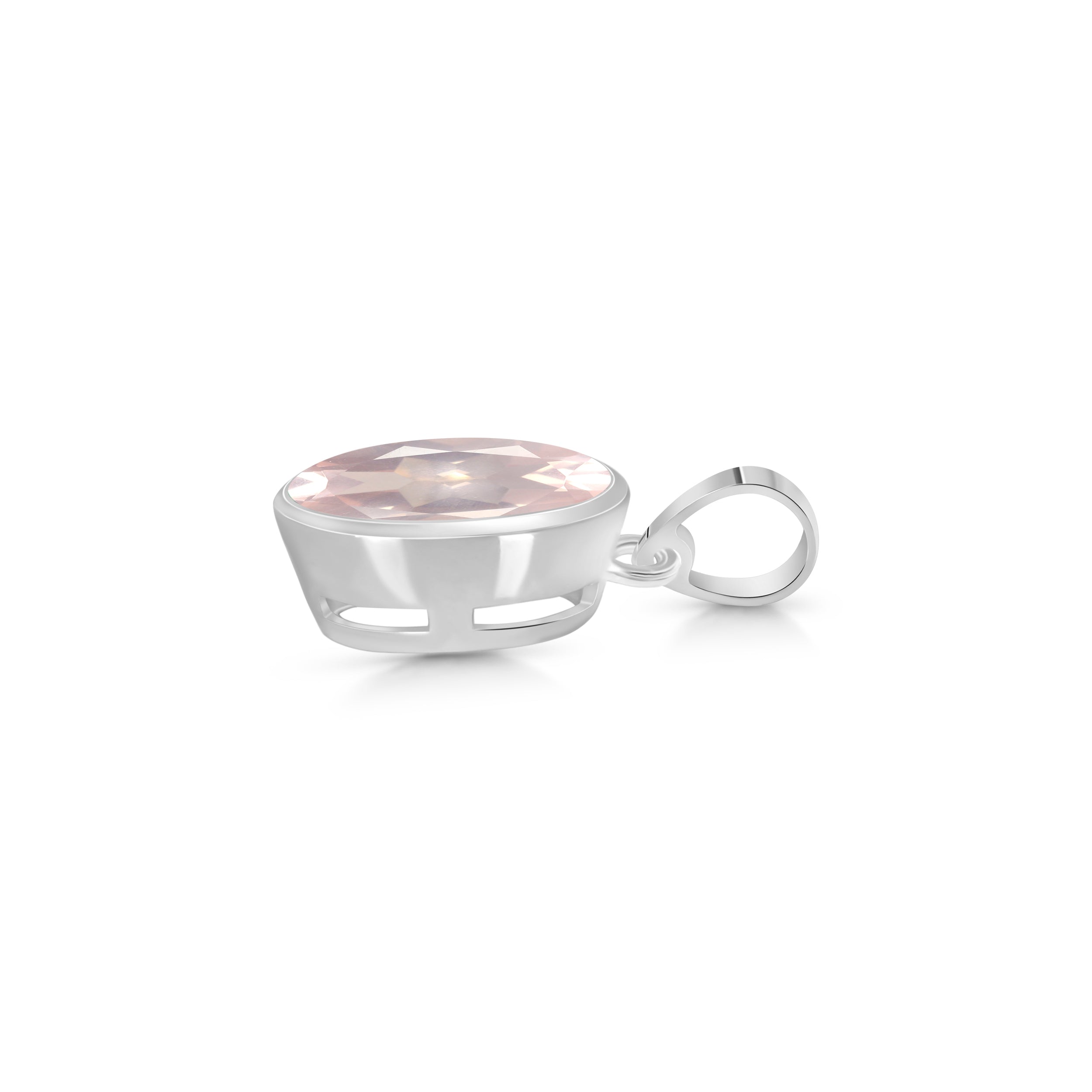 Rose Quartz Pendant-(RSQ-SP-471.)