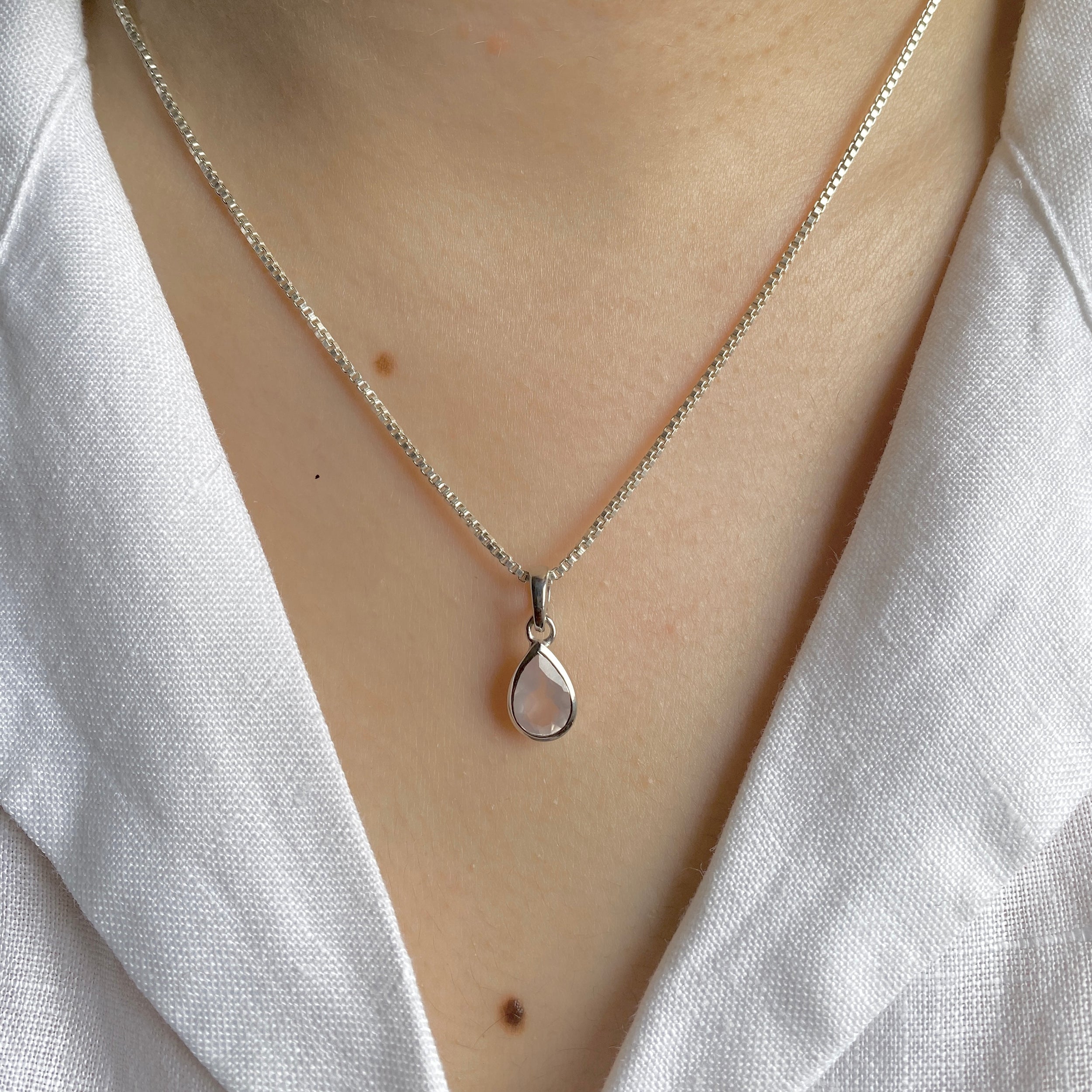 Rose Quartz Pendant-(RSQ-SP-956.)