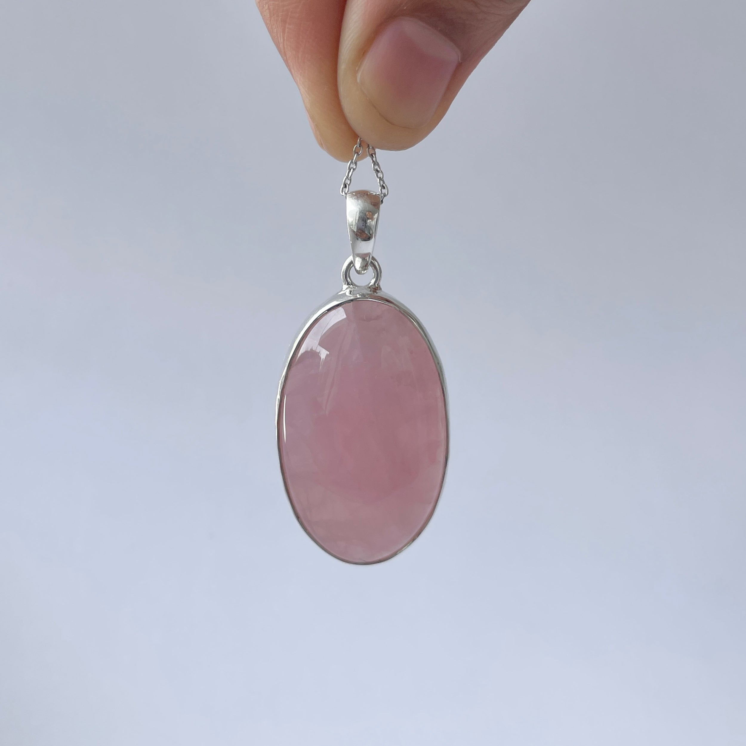 Rose Quartz Pendant-(RSQ-P-100.)