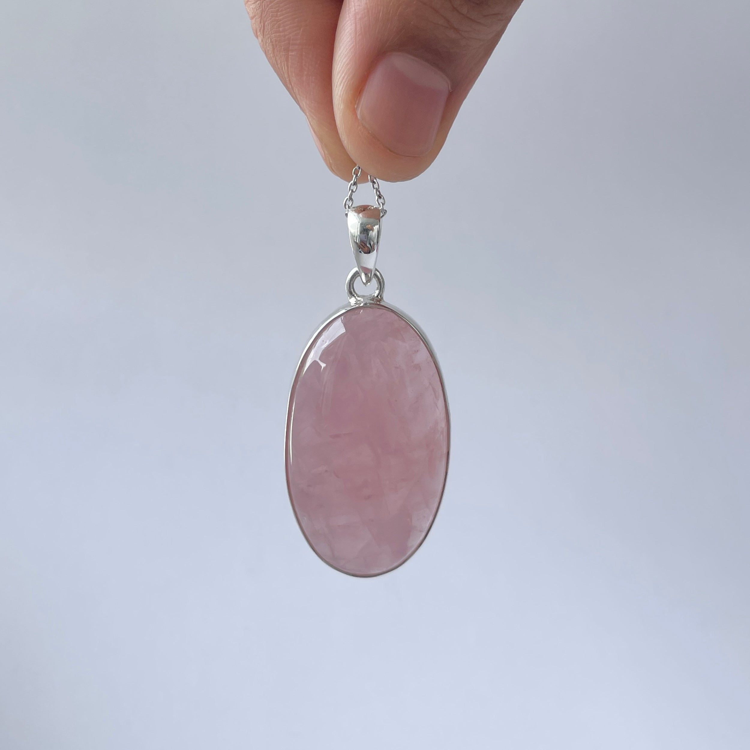 Rose Quartz Pendant-(RSQ-P-102.)