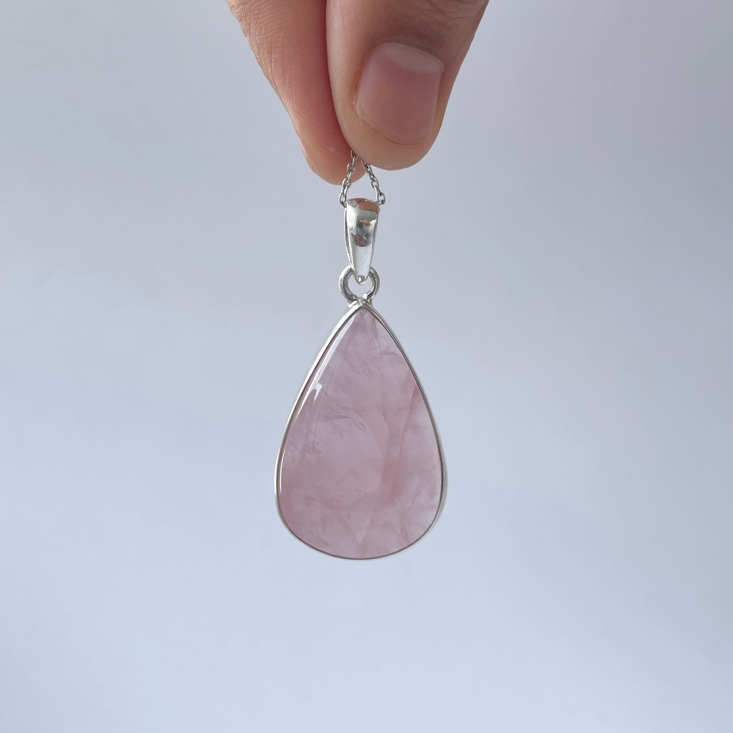 Rose Quartz Pendant-(RSQ-P-103.)
