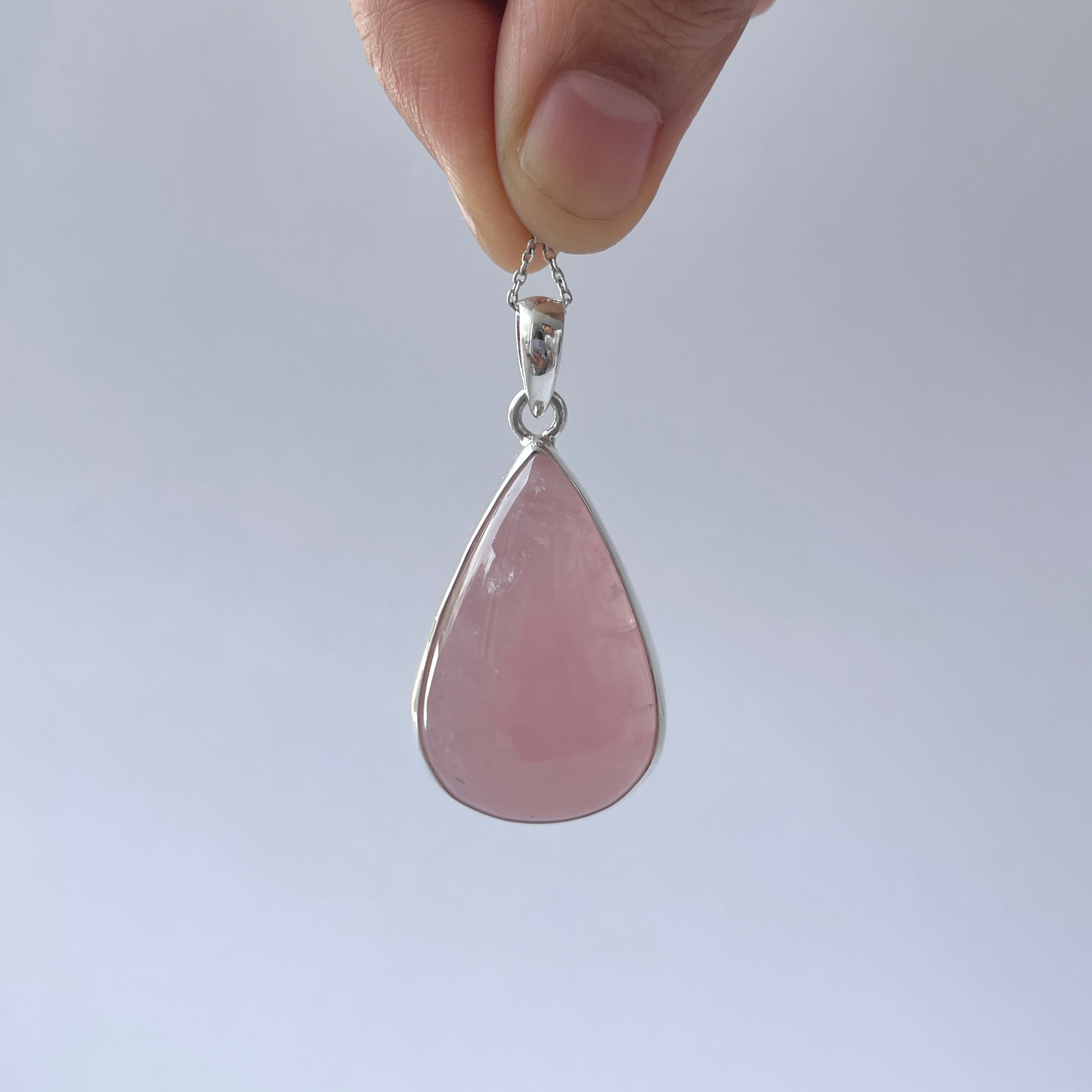 Rose Quartz Pendant-(RSQ-P-104.)