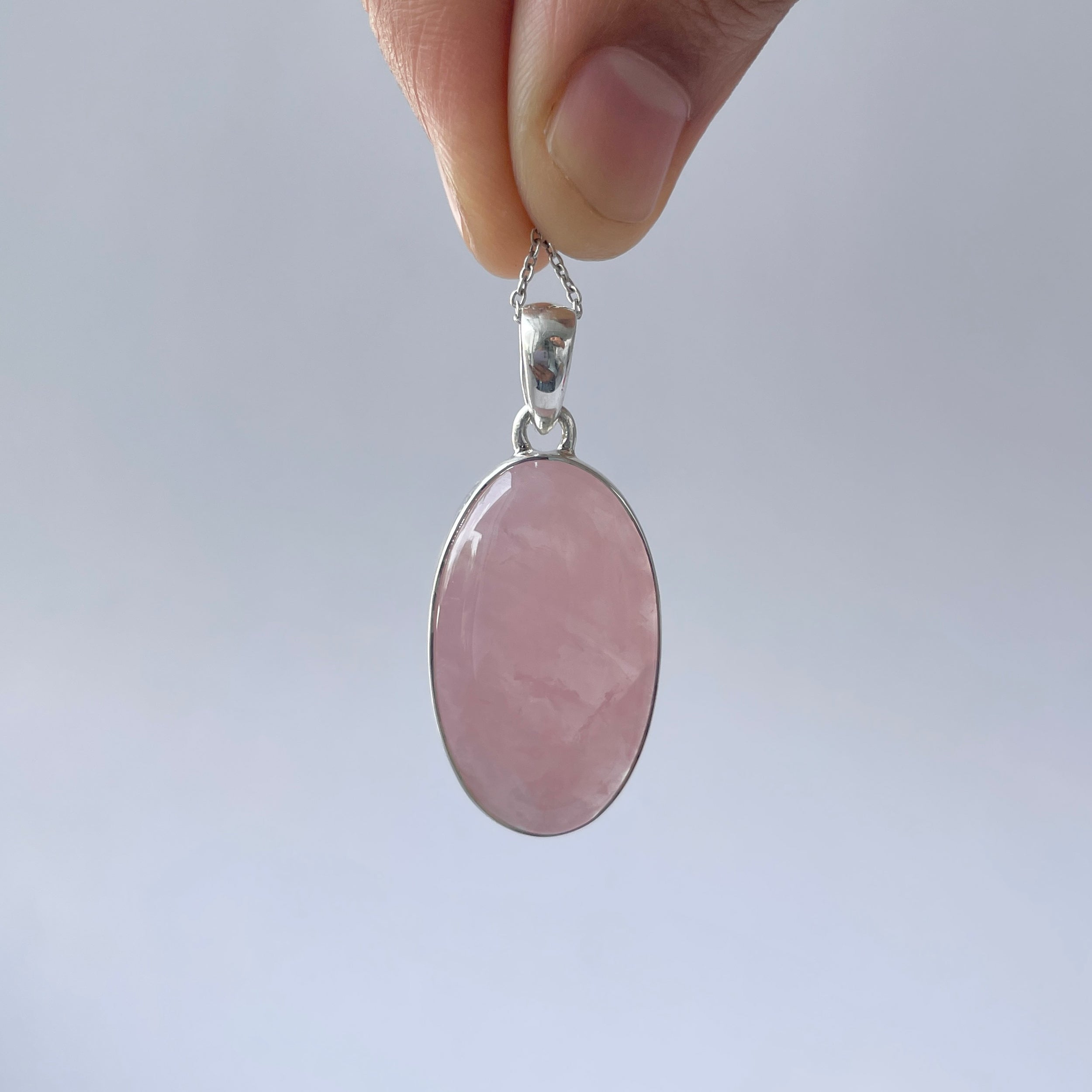 Rose Quartz Pendant-(RSQ-P-110.)