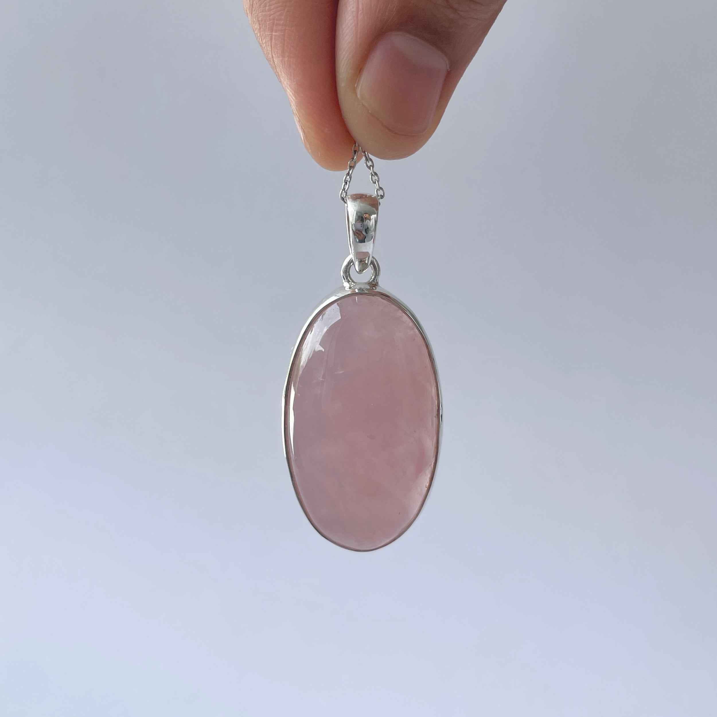 Rose Quartz Pendant-(RSQ-P-111.)