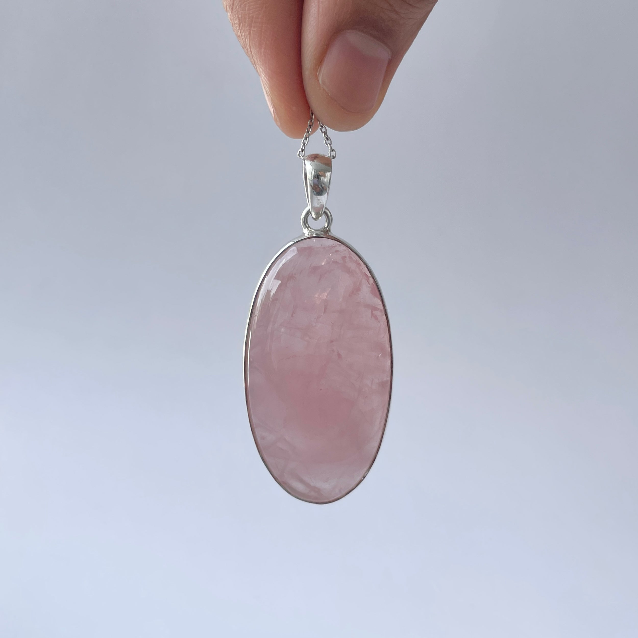 Rose Quartz Pendant-(RSQ-P-112.)