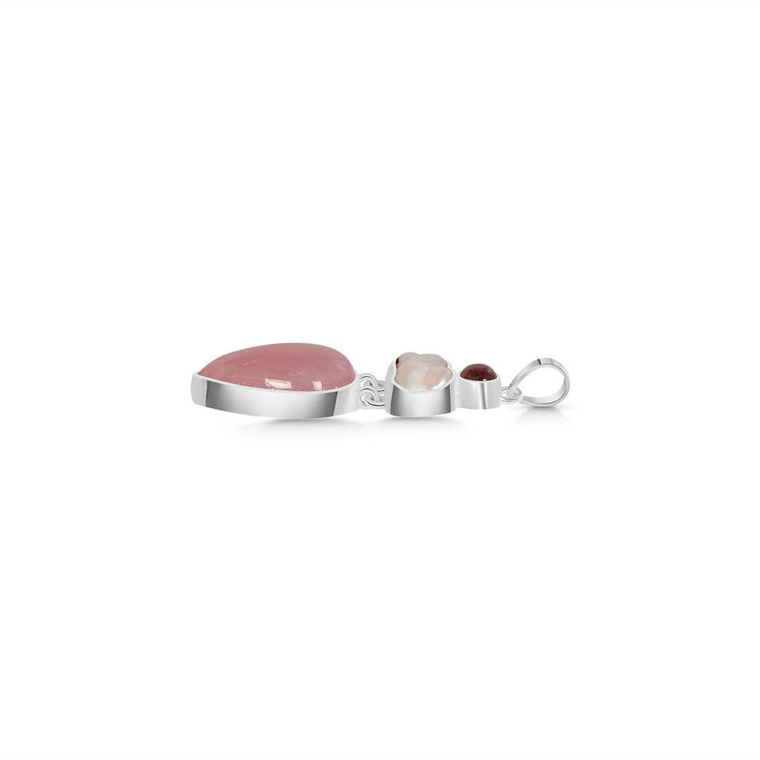 Rose Quartz Pendant-(RSQ-P-37.)