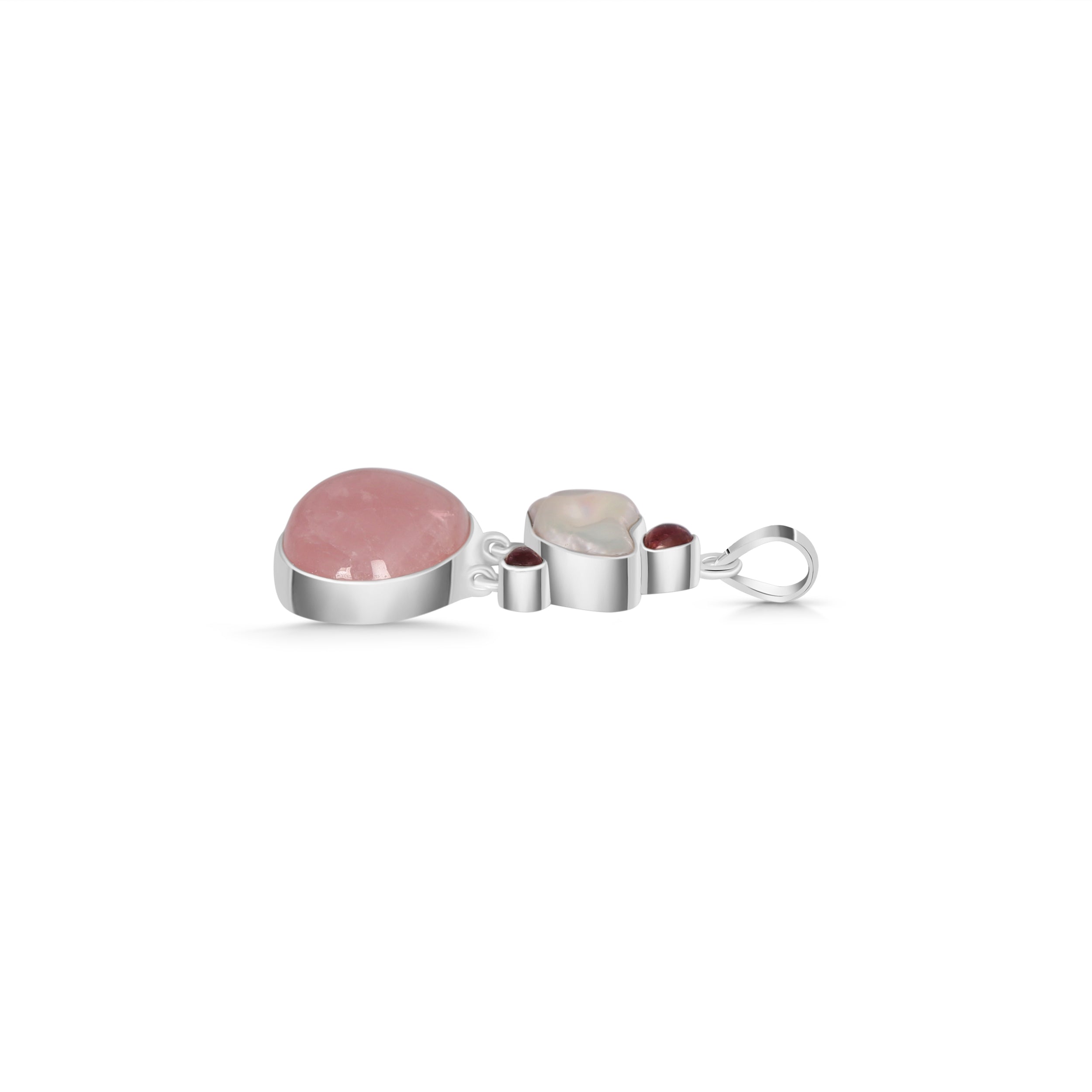 Rose Quartz Pendant-(RSQ-P-41.)