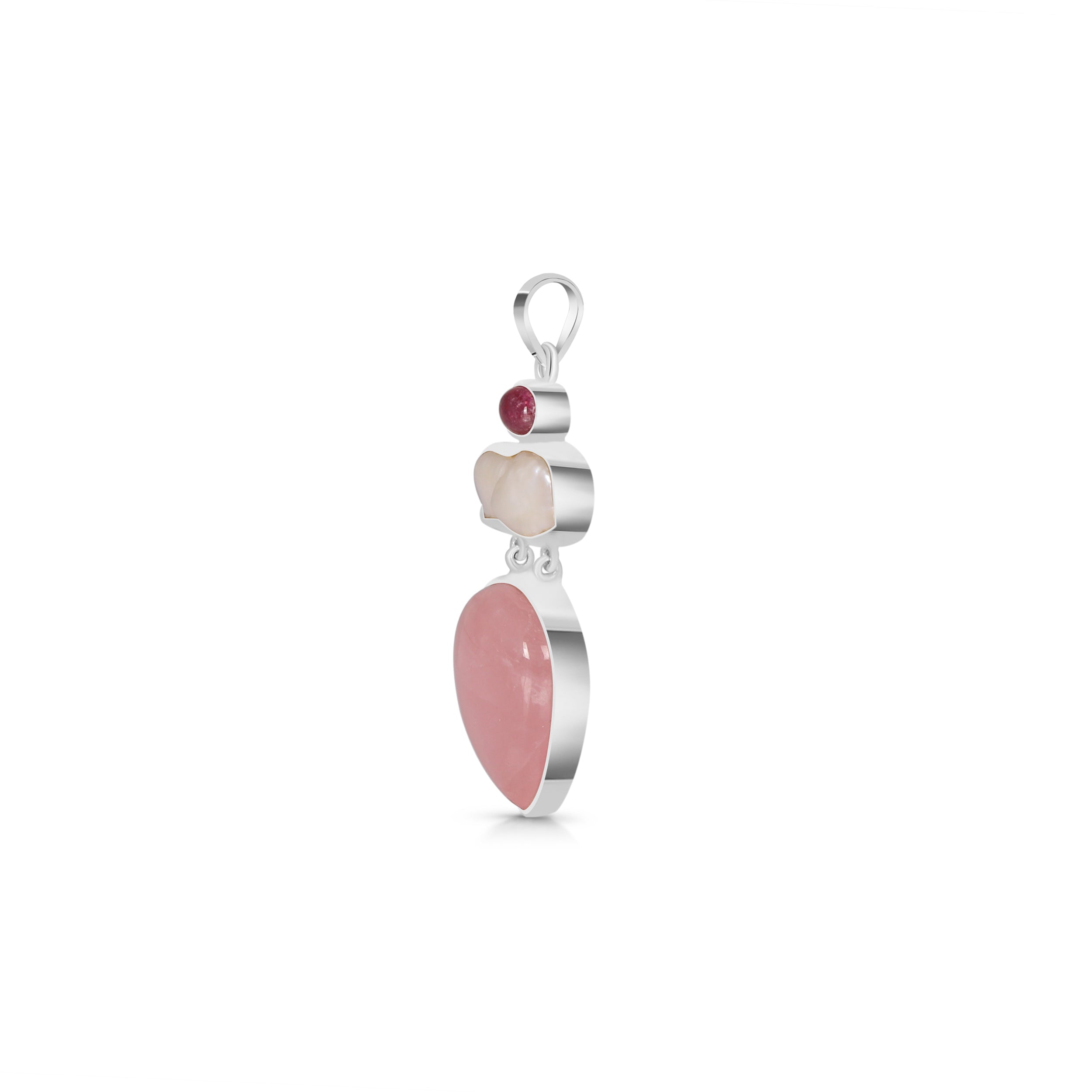 Rose Quartz Pendant-(RSQ-P-48.)