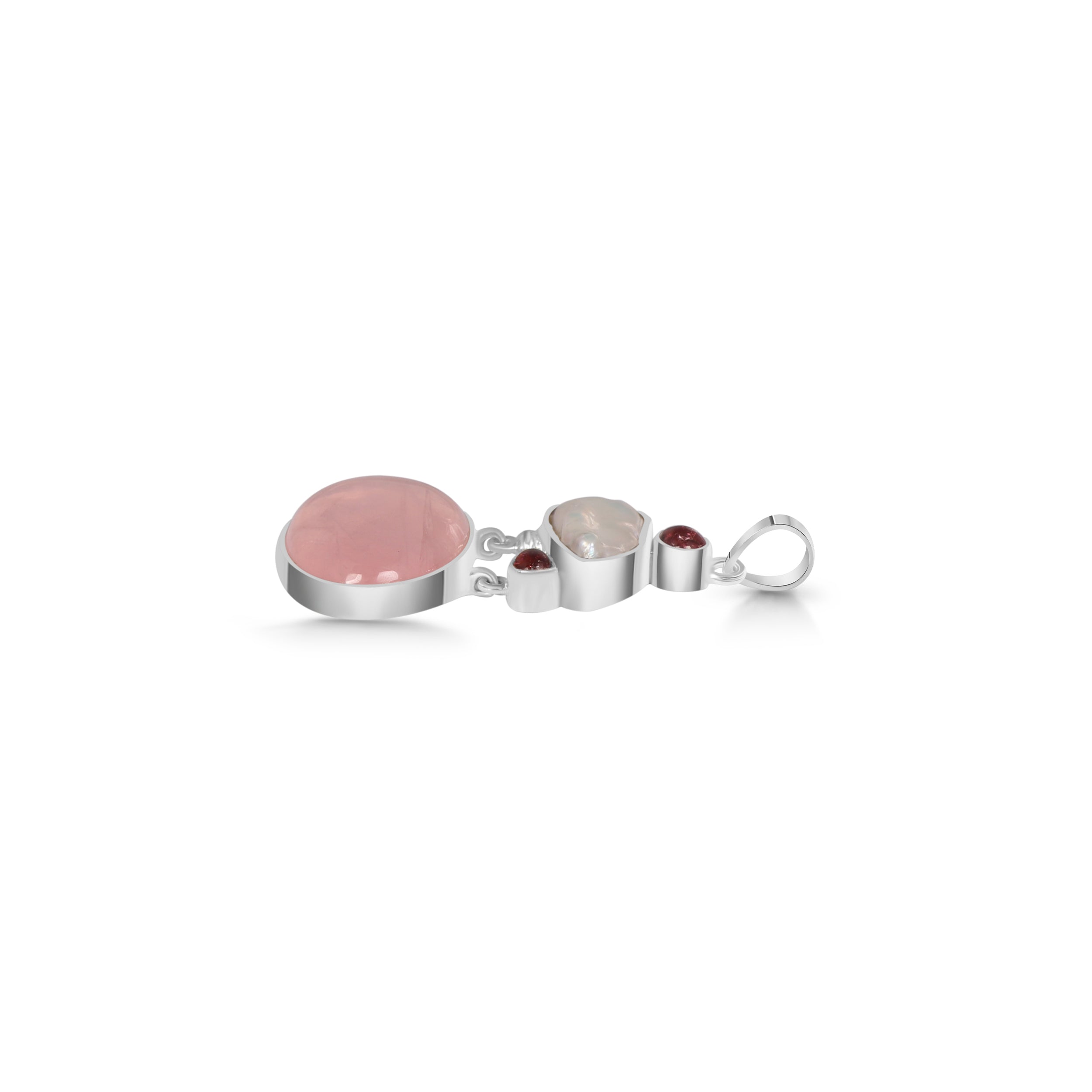 Rose Quartz Pendant-(RSQ-P-49.)