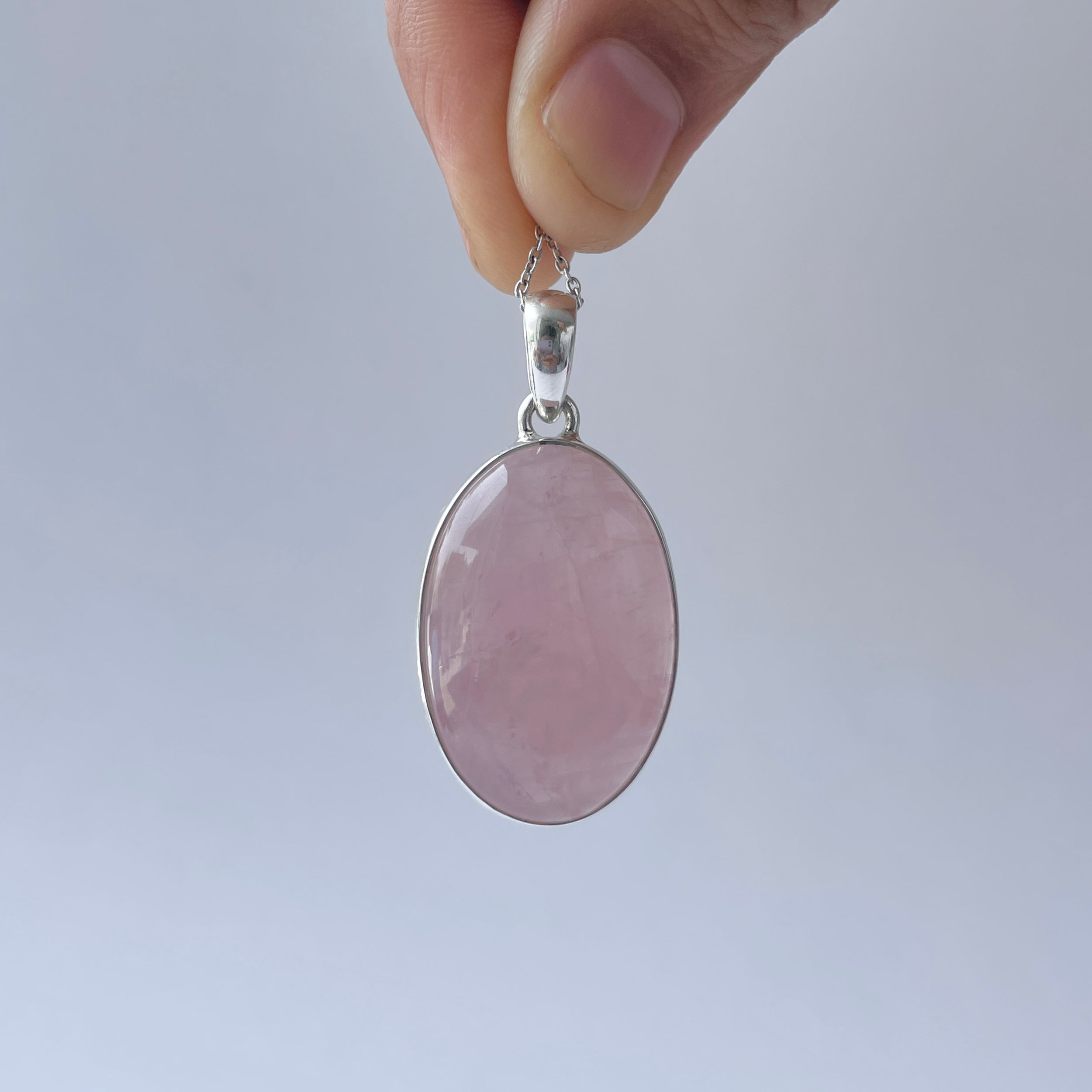 Rose Quartz Pendant-(RSQ-P-62.)