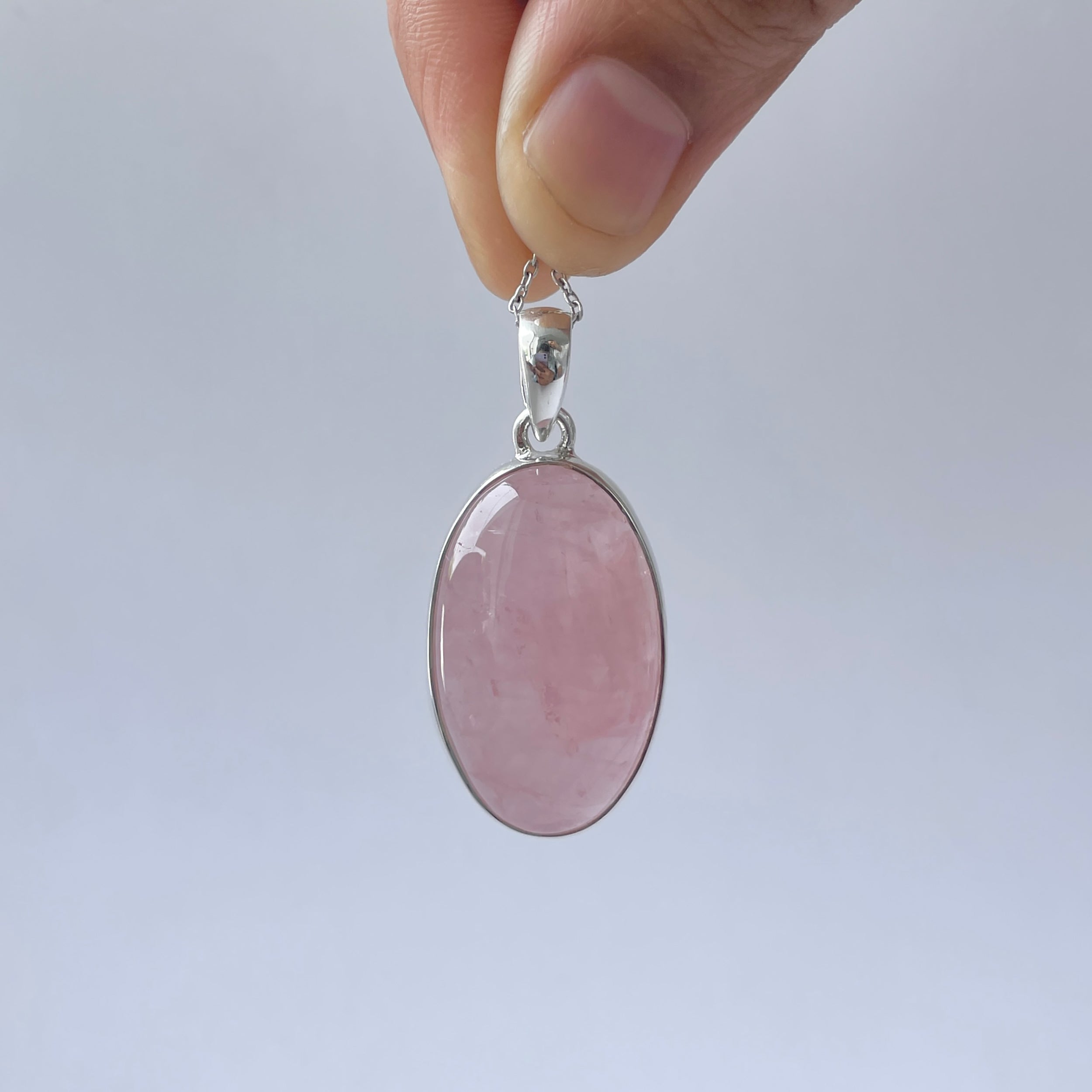 Rose Quartz Pendant-(RSQ-P-64.)