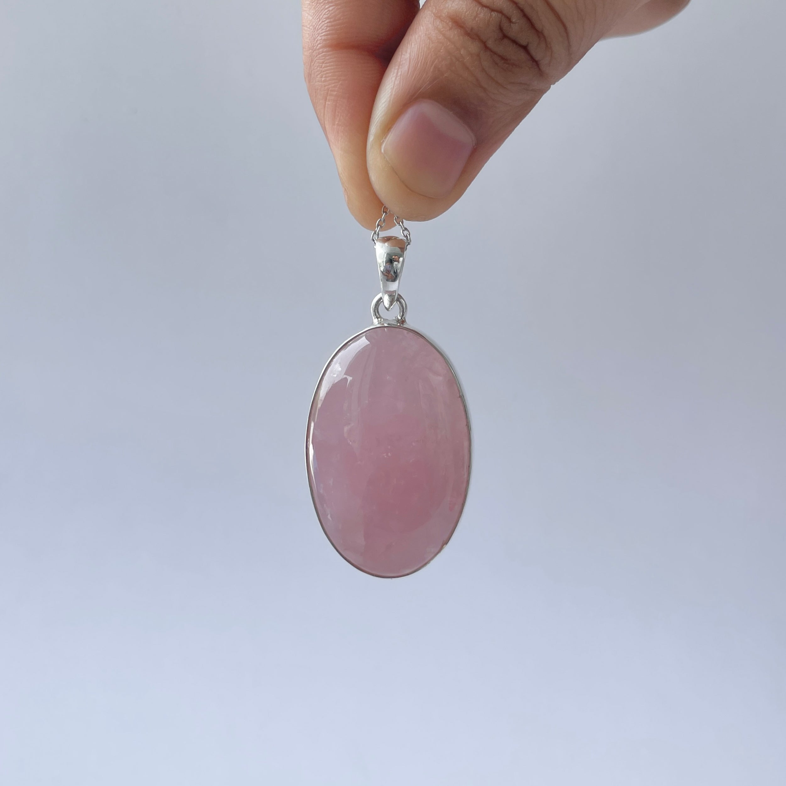 Rose Quartz Pendant-(RSQ-P-66.)
