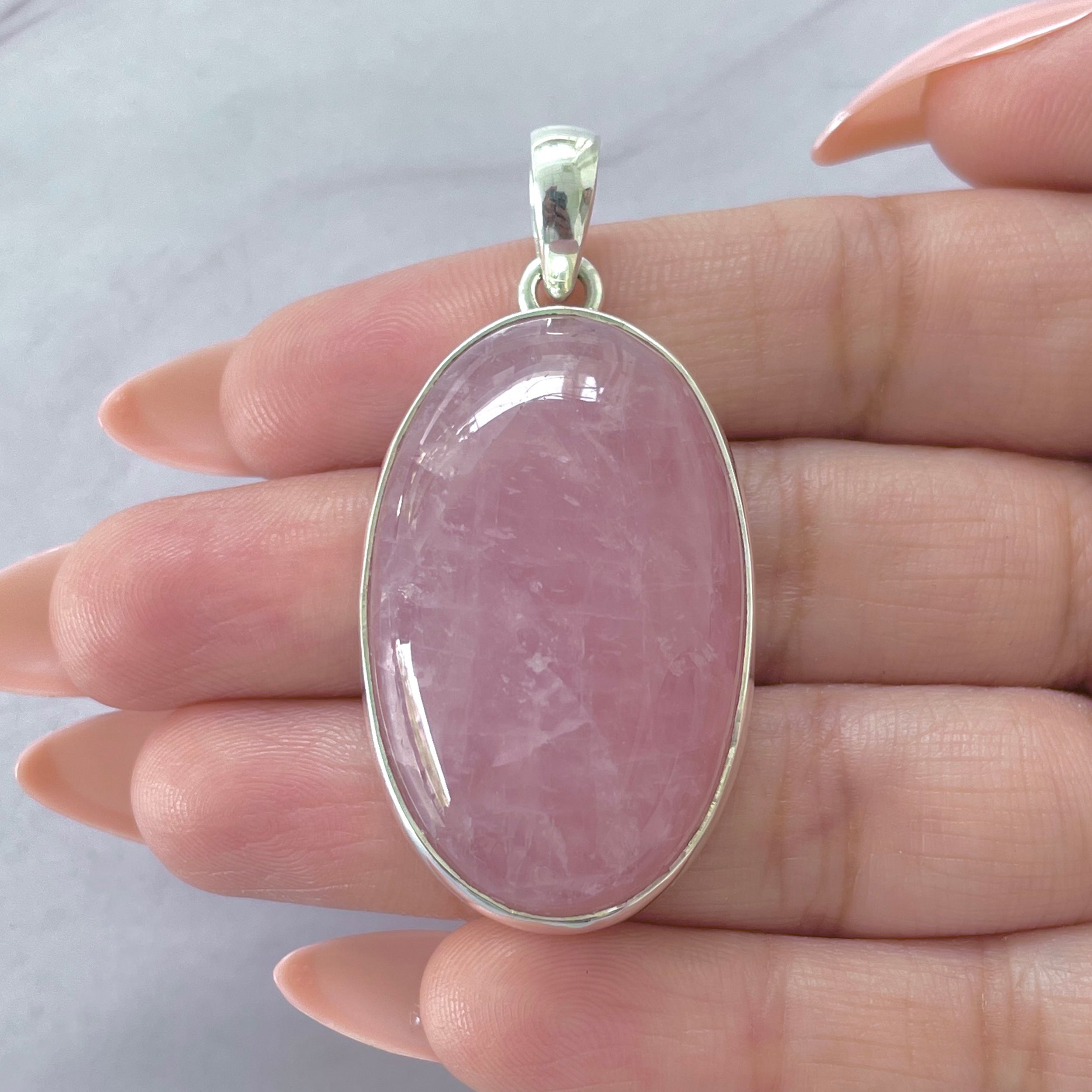 Rose Quartz Pendant-(RSQ-P-67.)