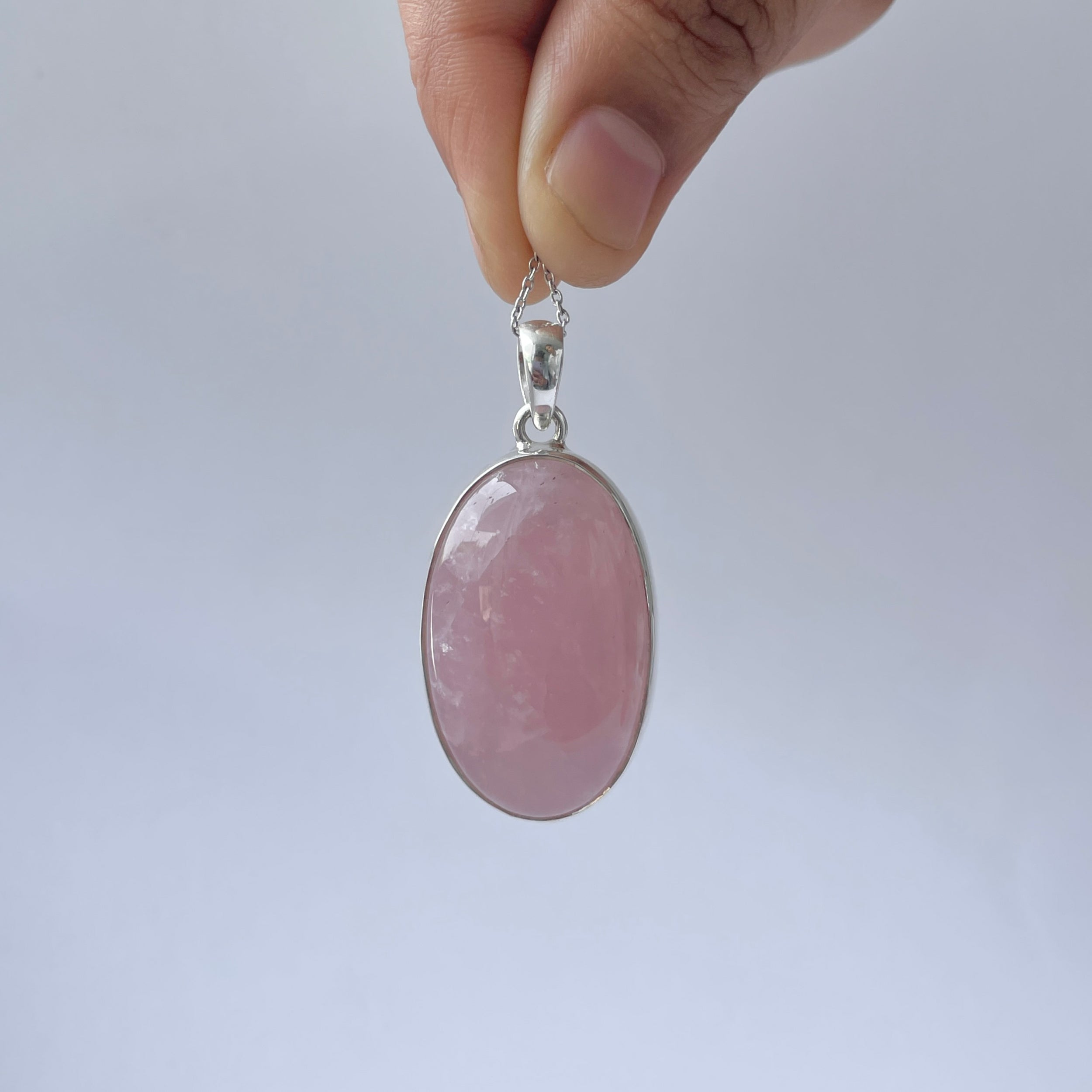 Rose Quartz Pendant-(RSQ-P-67.)