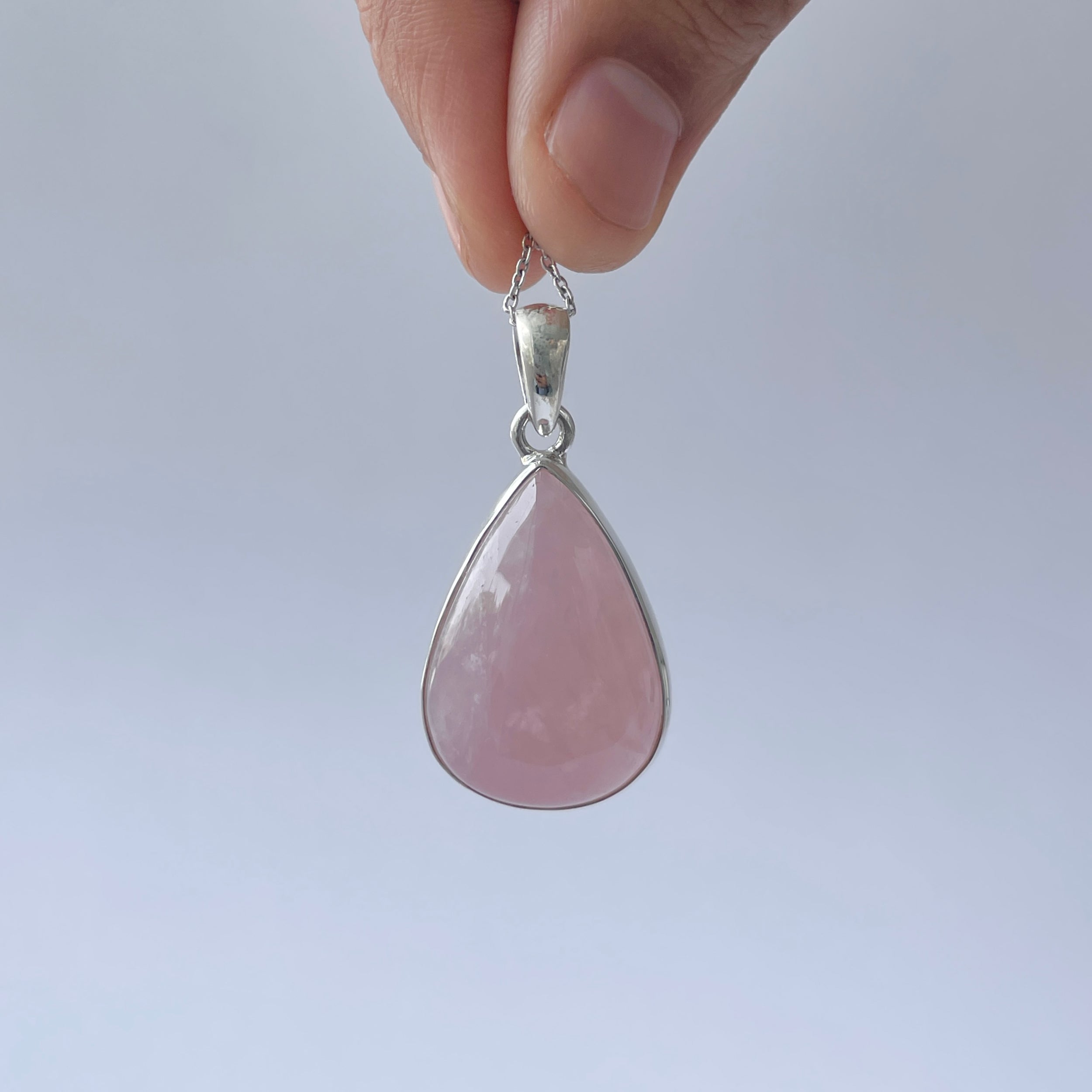 Rose Quartz Pendant-(RSQ-P-68.)