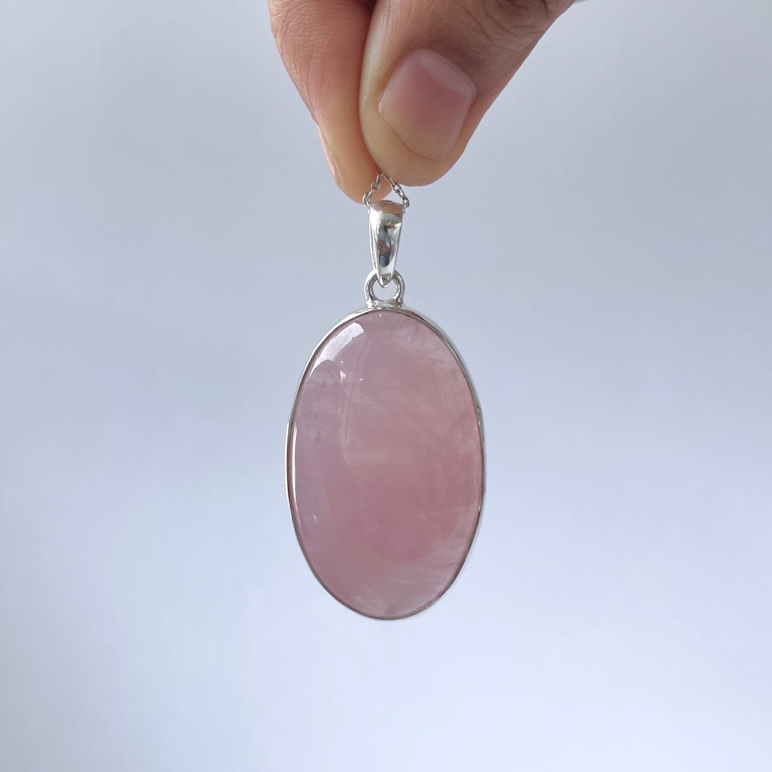Rose Quartz Pendant-(RSQ-P-69.)