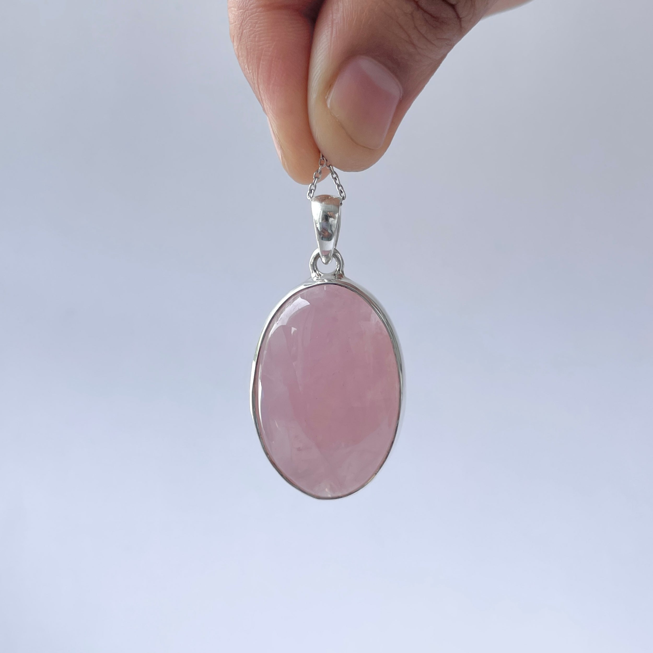 Rose Quartz Pendant-(RSQ-P-70.)