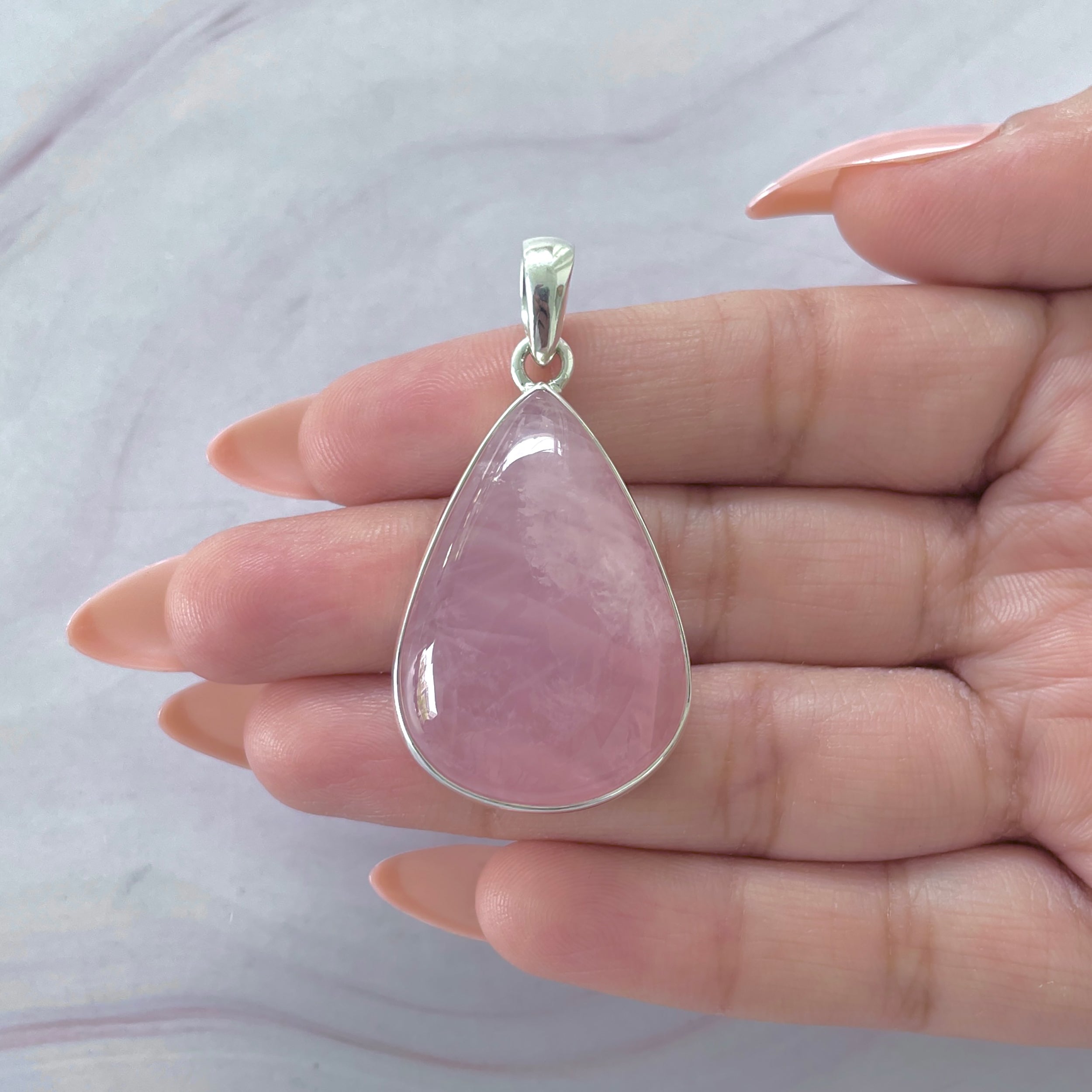 Rose Quartz Pendant-(RSQ-P-71.)