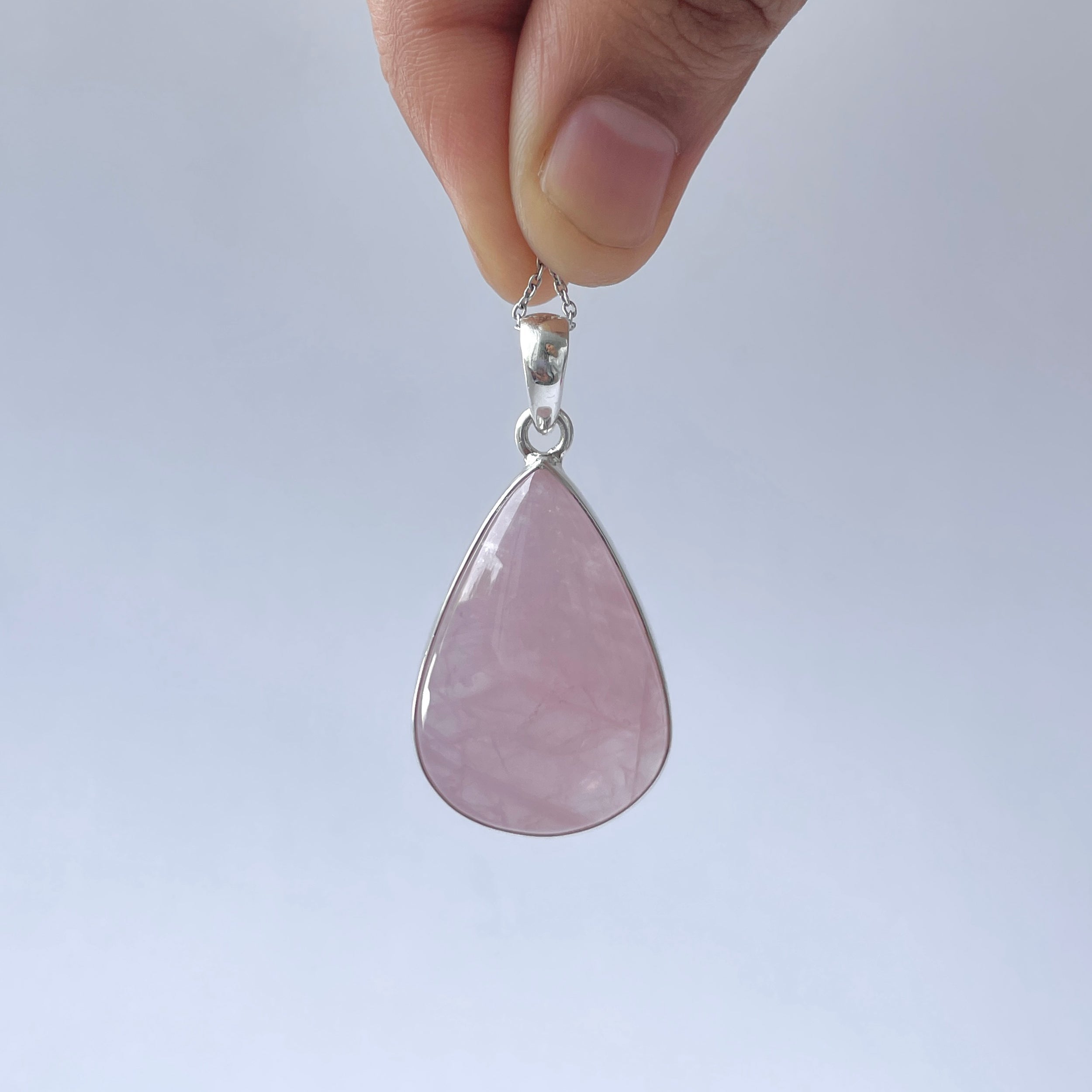 Rose Quartz Pendant-(RSQ-P-71.)